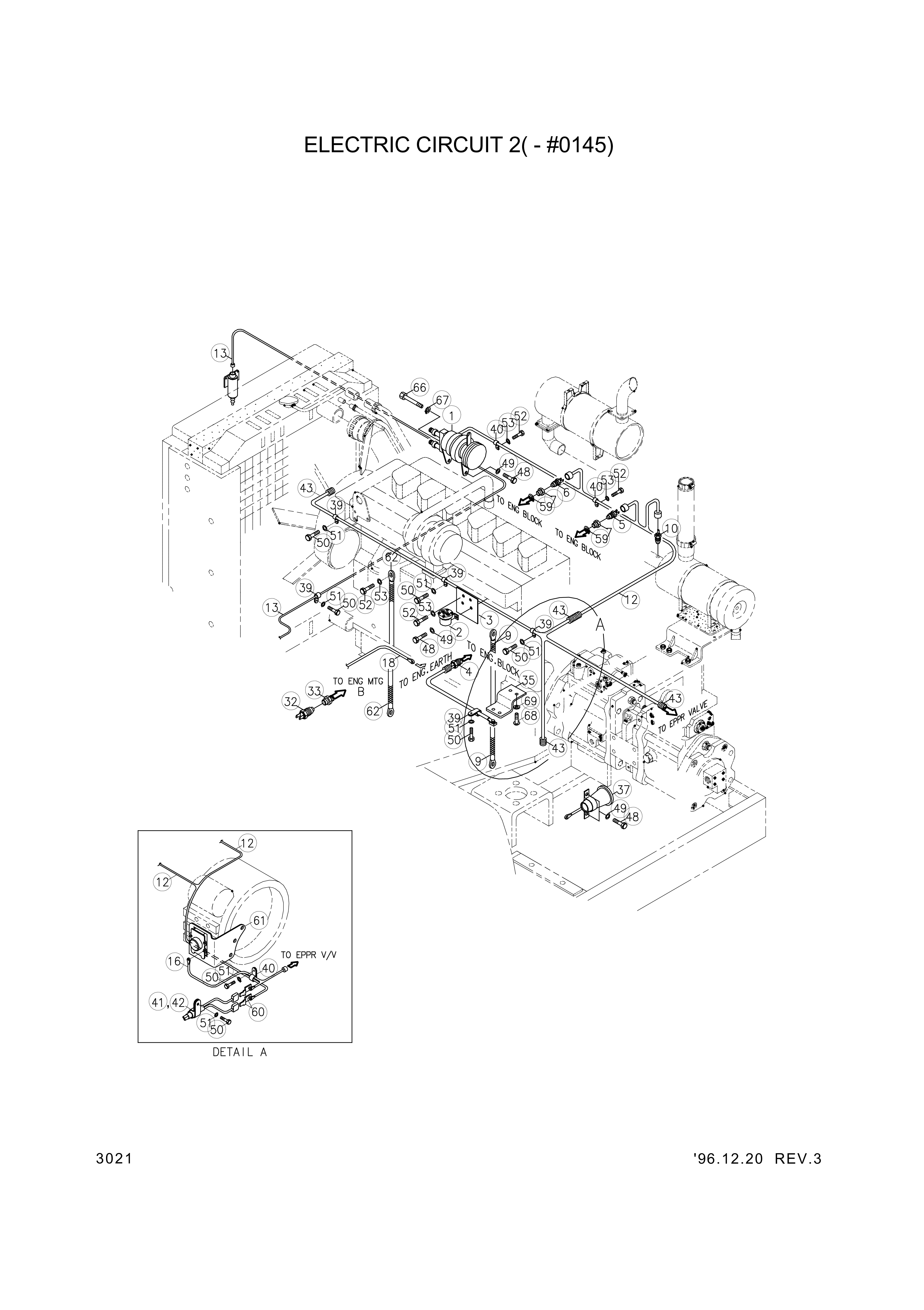 Technical drawing of Hyundai Construction Equipment 94670-72110 UNIT-OVER HEAT WARING with dimensions and layout (figure 5)