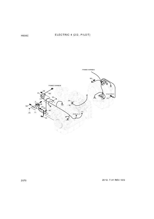 drawing for Hyundai Construction Equipment 11U6-00200 - SENSOR-TEMP