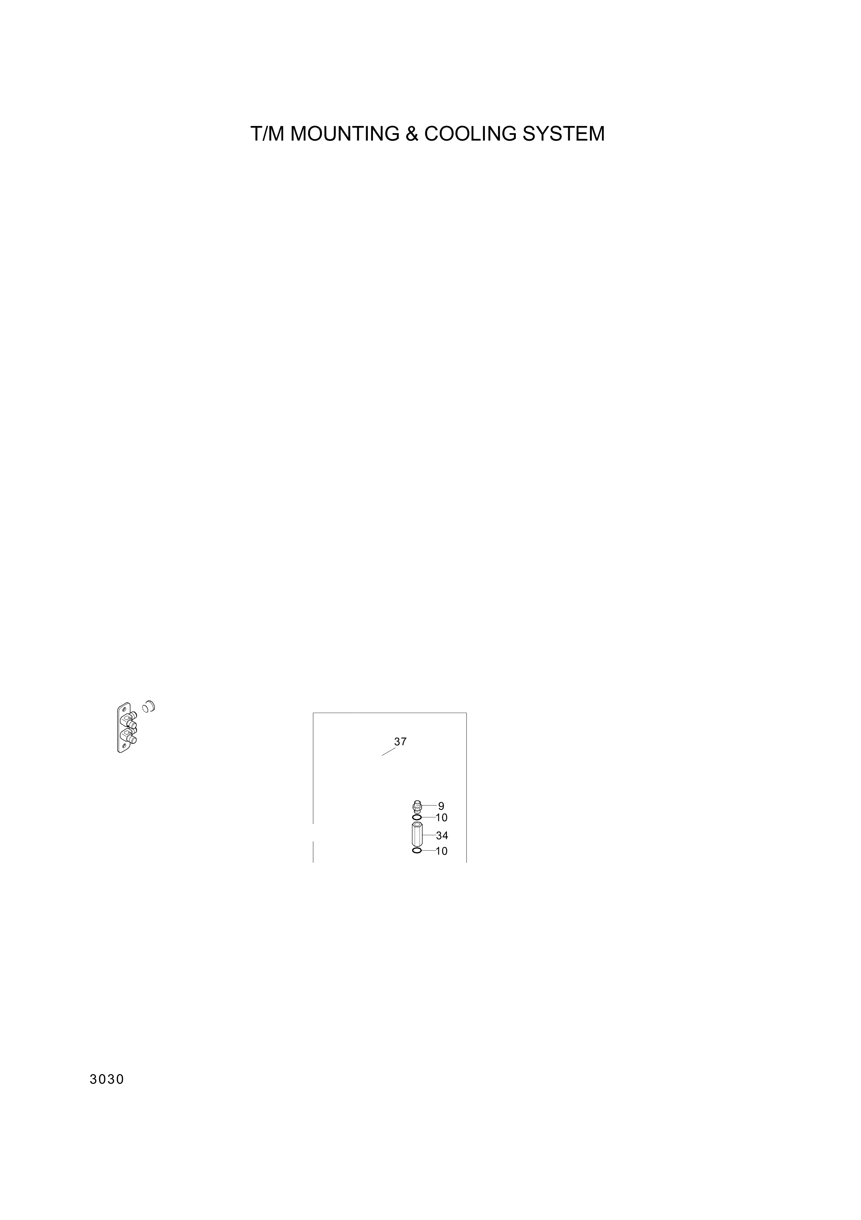 Technical drawing of Hyundai Construction Equipment 334-22 BOLT with dimensions and layout (figure 2)
