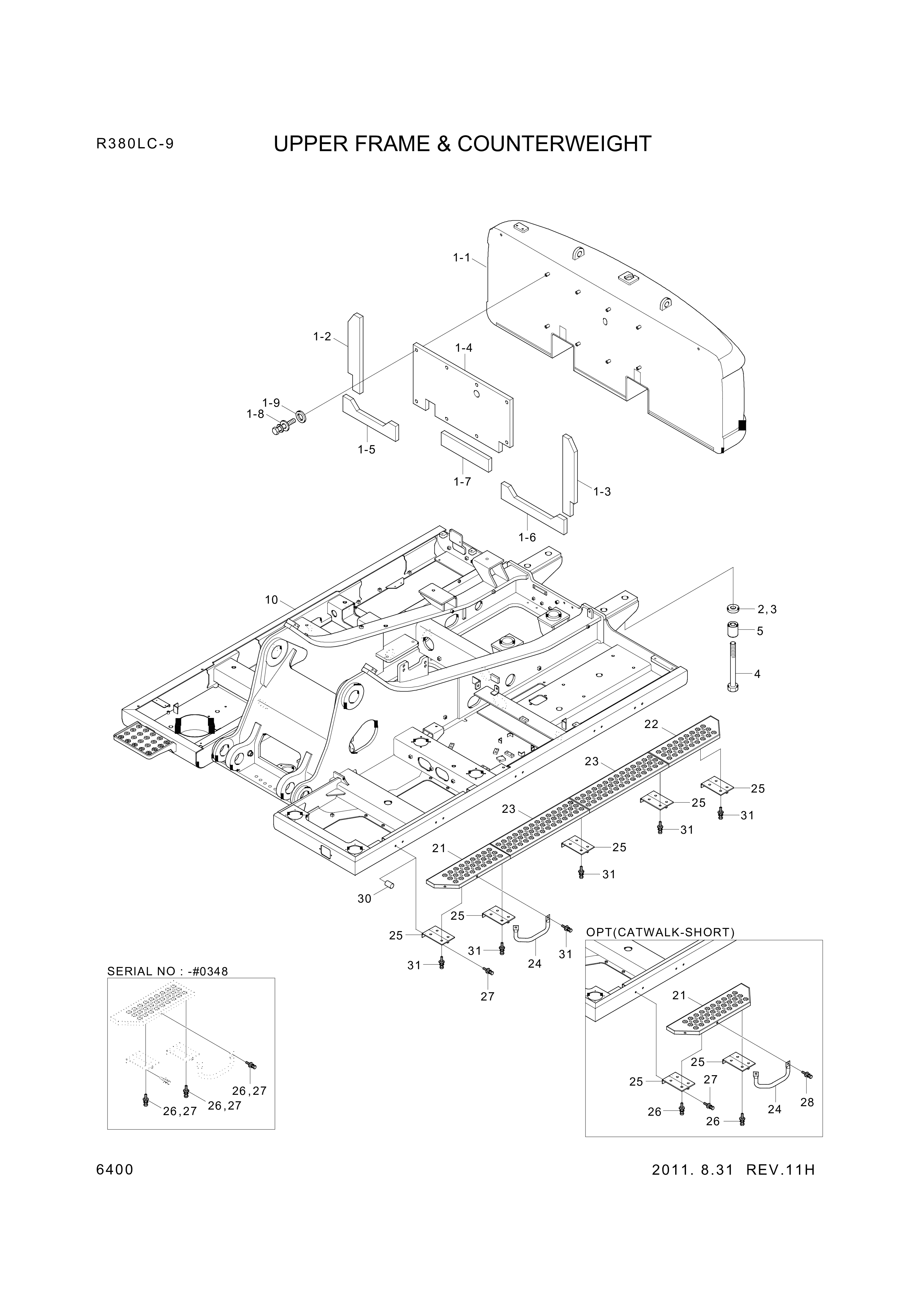 drawing for Hyundai Construction Equipment 61L1-2037 - WASHER-HARDEN