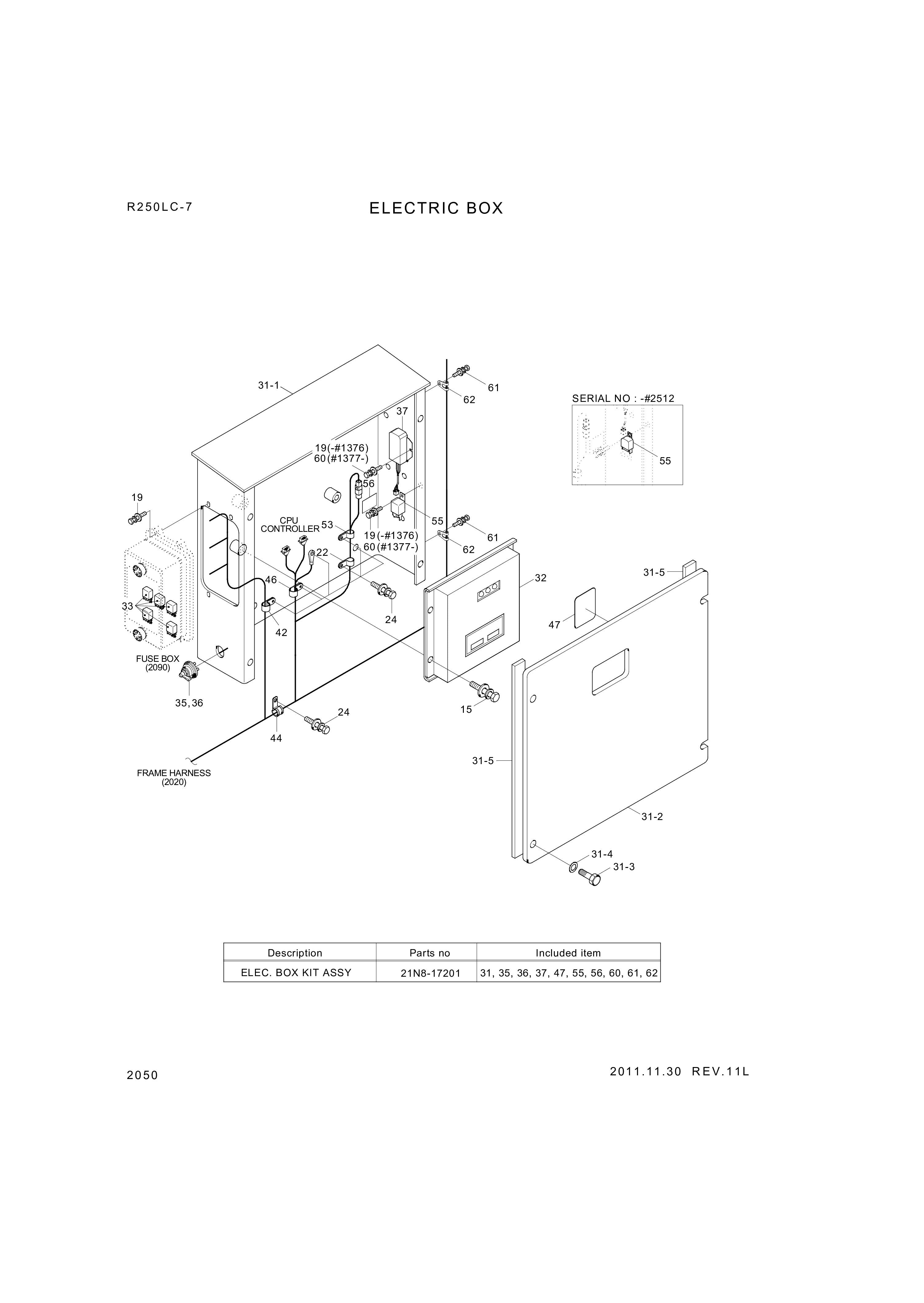 drawing for Hyundai Construction Equipment 24L1-05100 - RELAY-5P