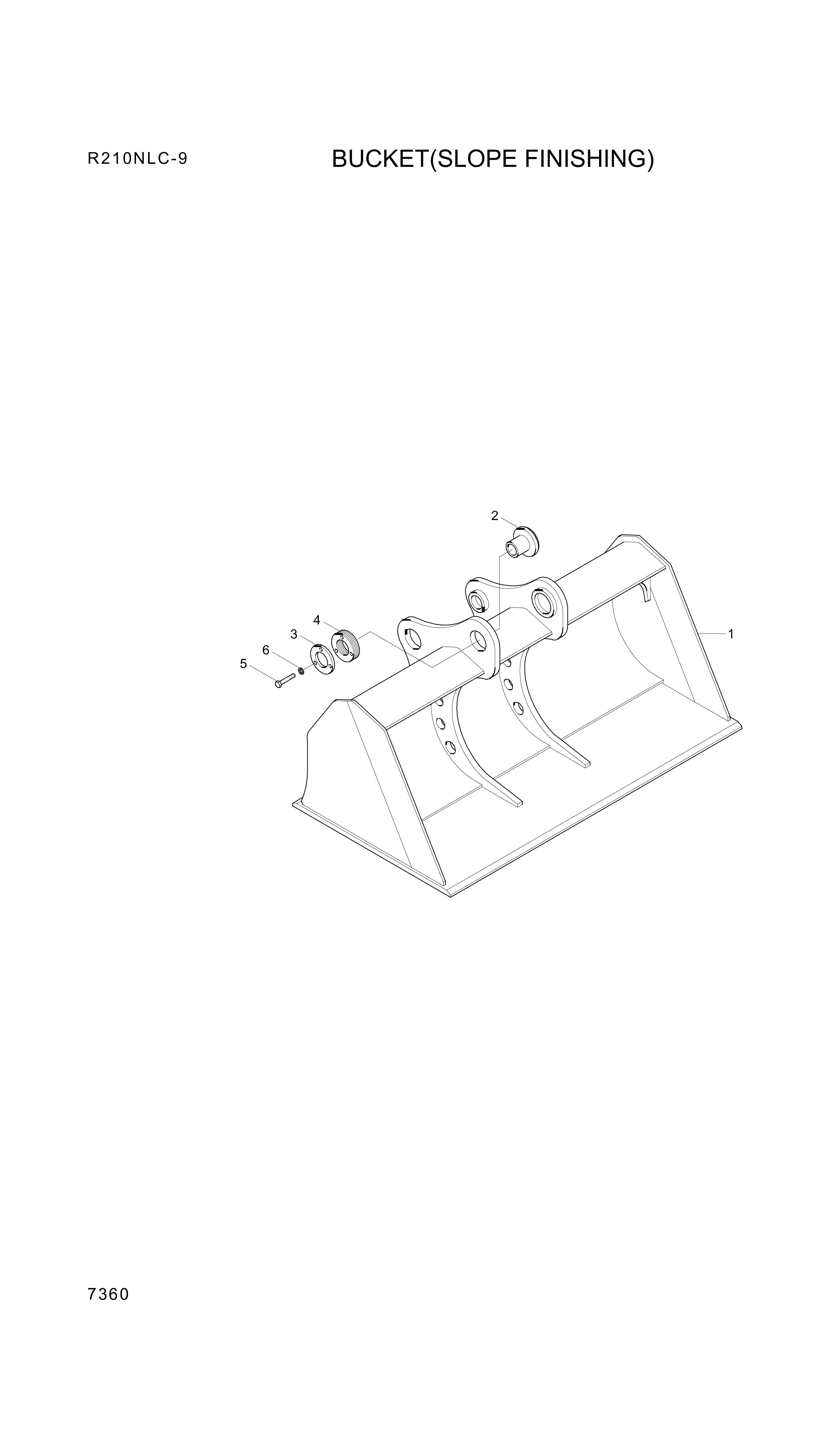 drawing for Hyundai Construction Equipment 61E9-3041 - BOTTOM PLATE 2