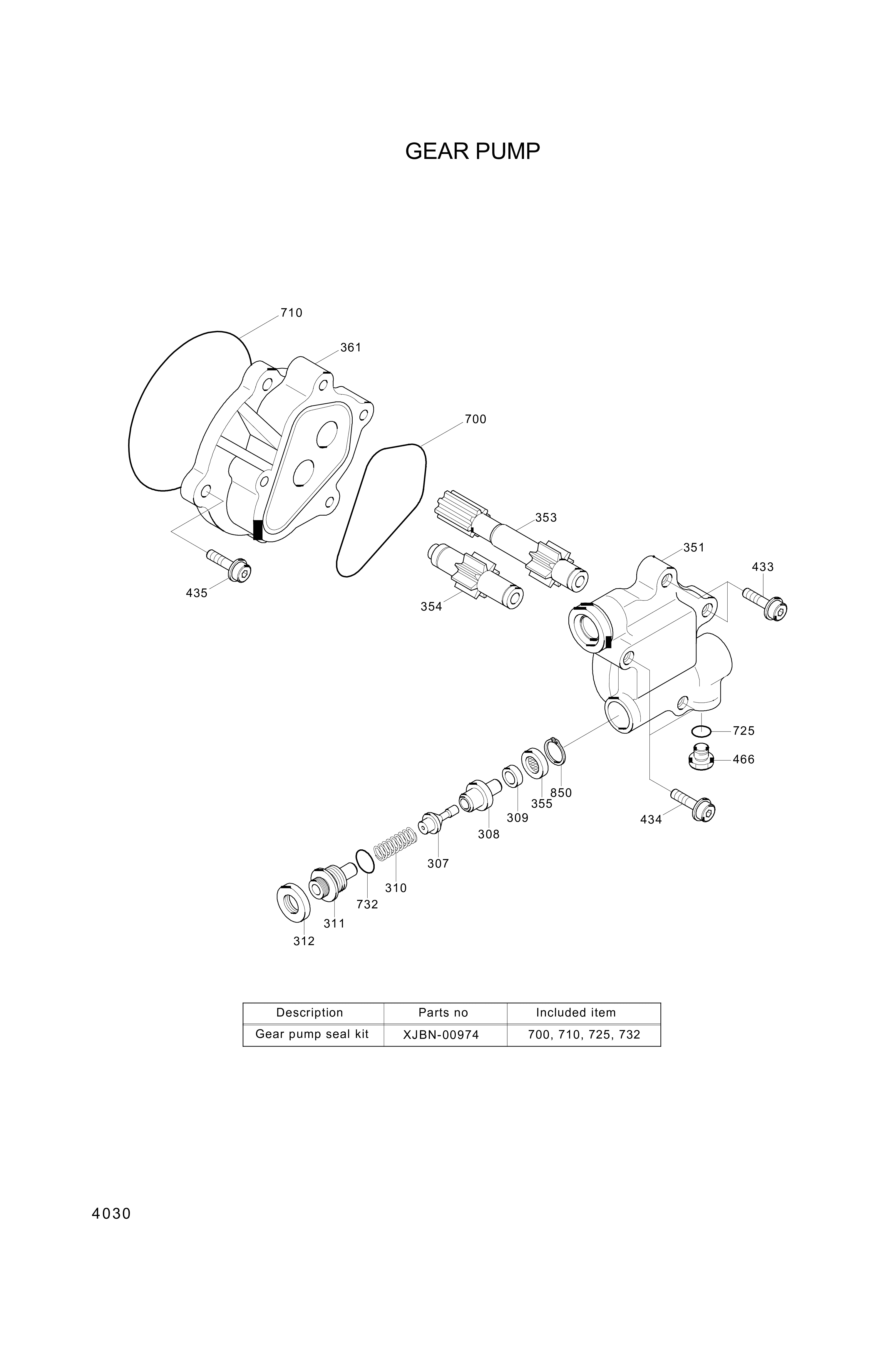 Technical drawing of Hyundai Construction Equipment PFSBM850 SOCKET-FLANGE with dimensions and layout (figure 4)