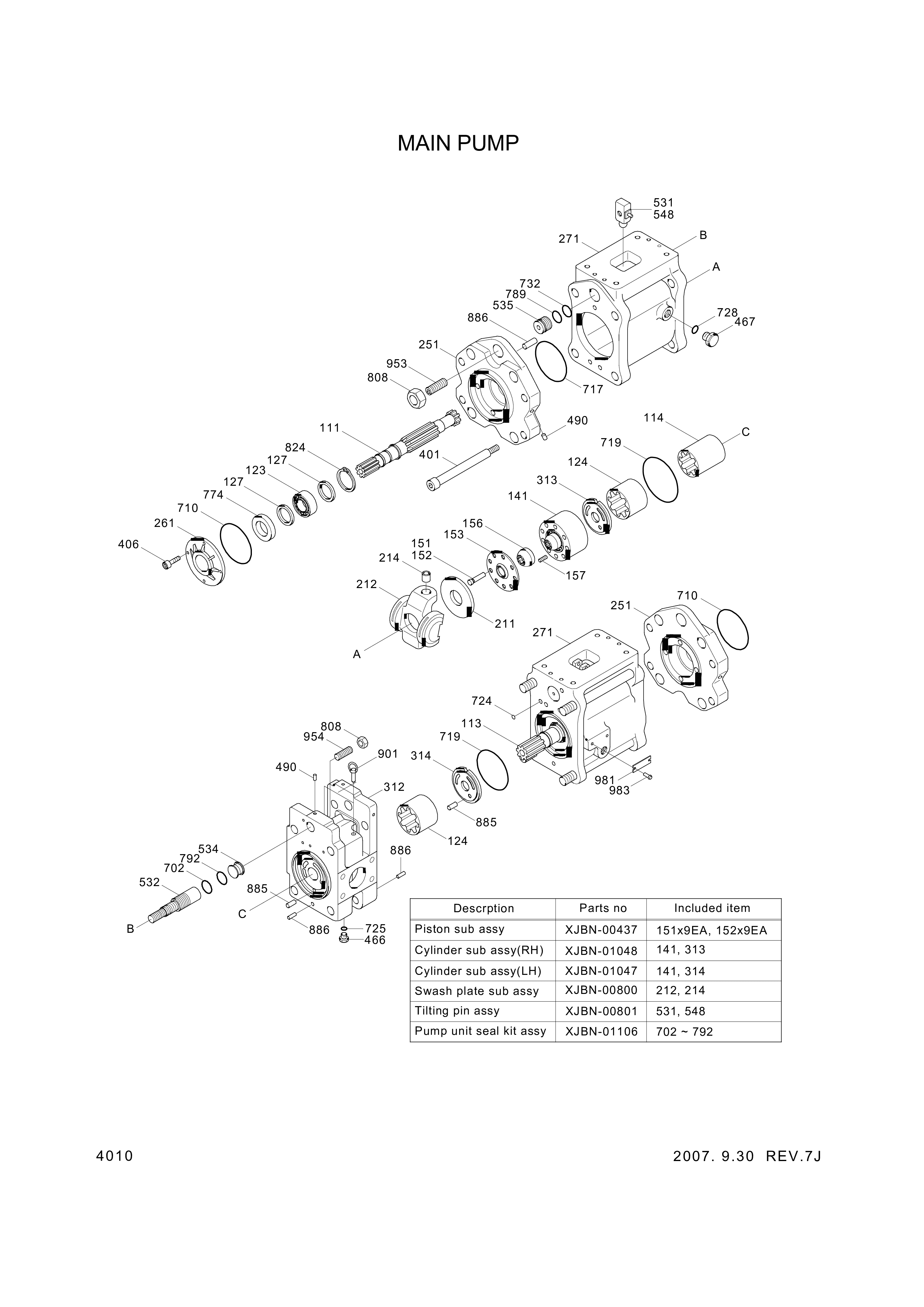 Technical drawing of Hyundai Construction Equipment XKAH-00106 RING-BACKUP with dimensions and layout (figure 2)