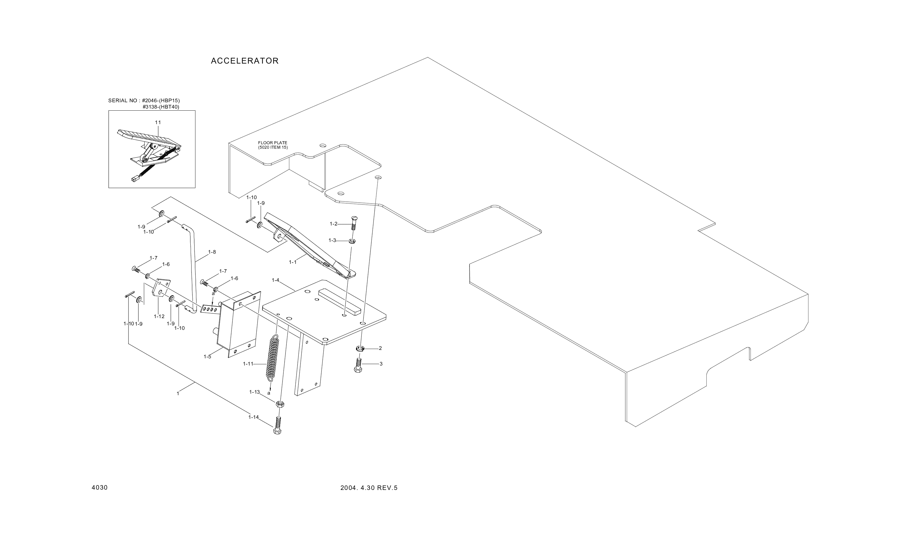 drawing for Hyundai Construction Equipment 201508030 - BOLT-HEX