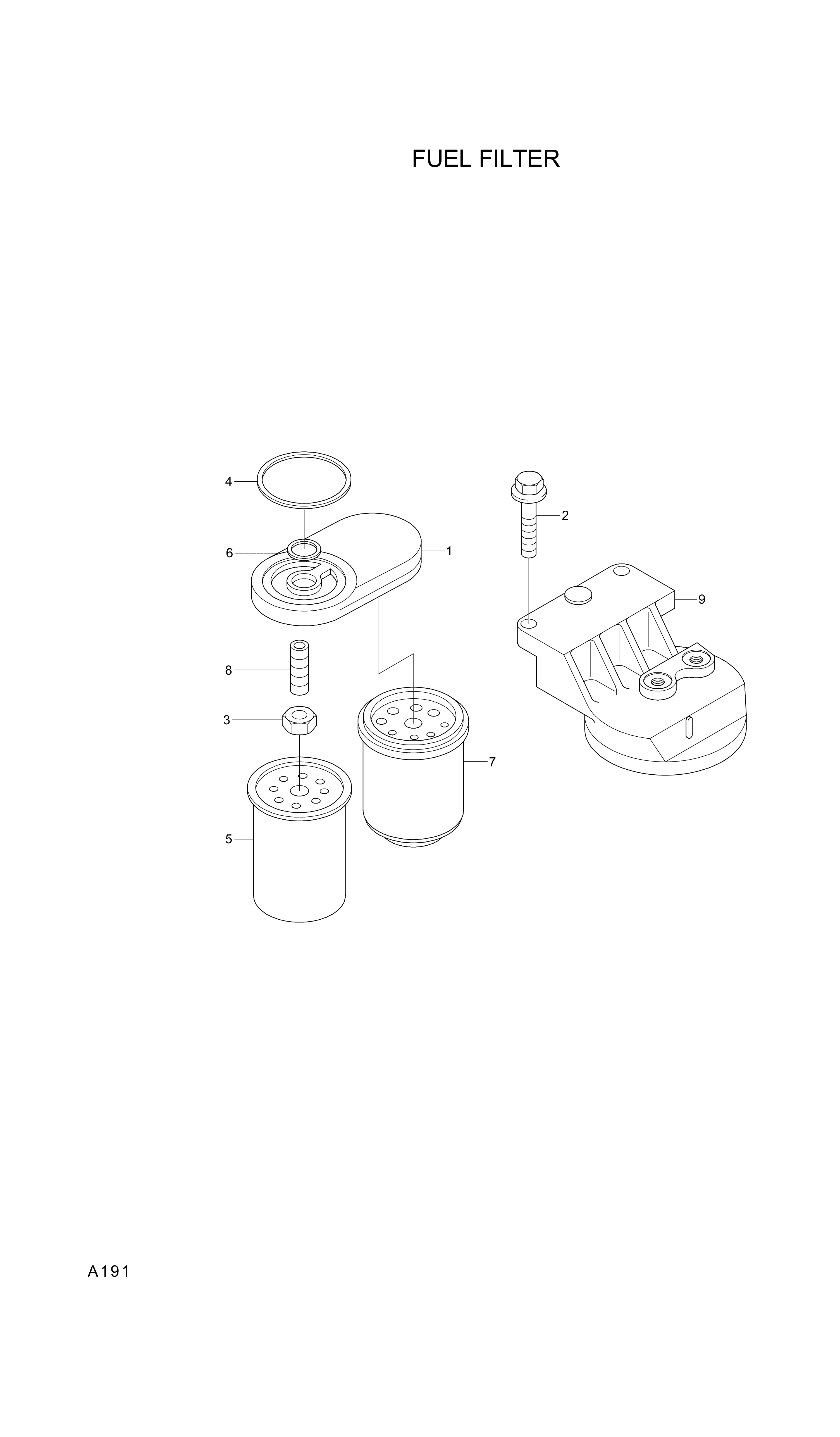 Technical drawing of Hyundai Construction Equipment YUBP-07052 NUT with dimensions and layout (figure 3)