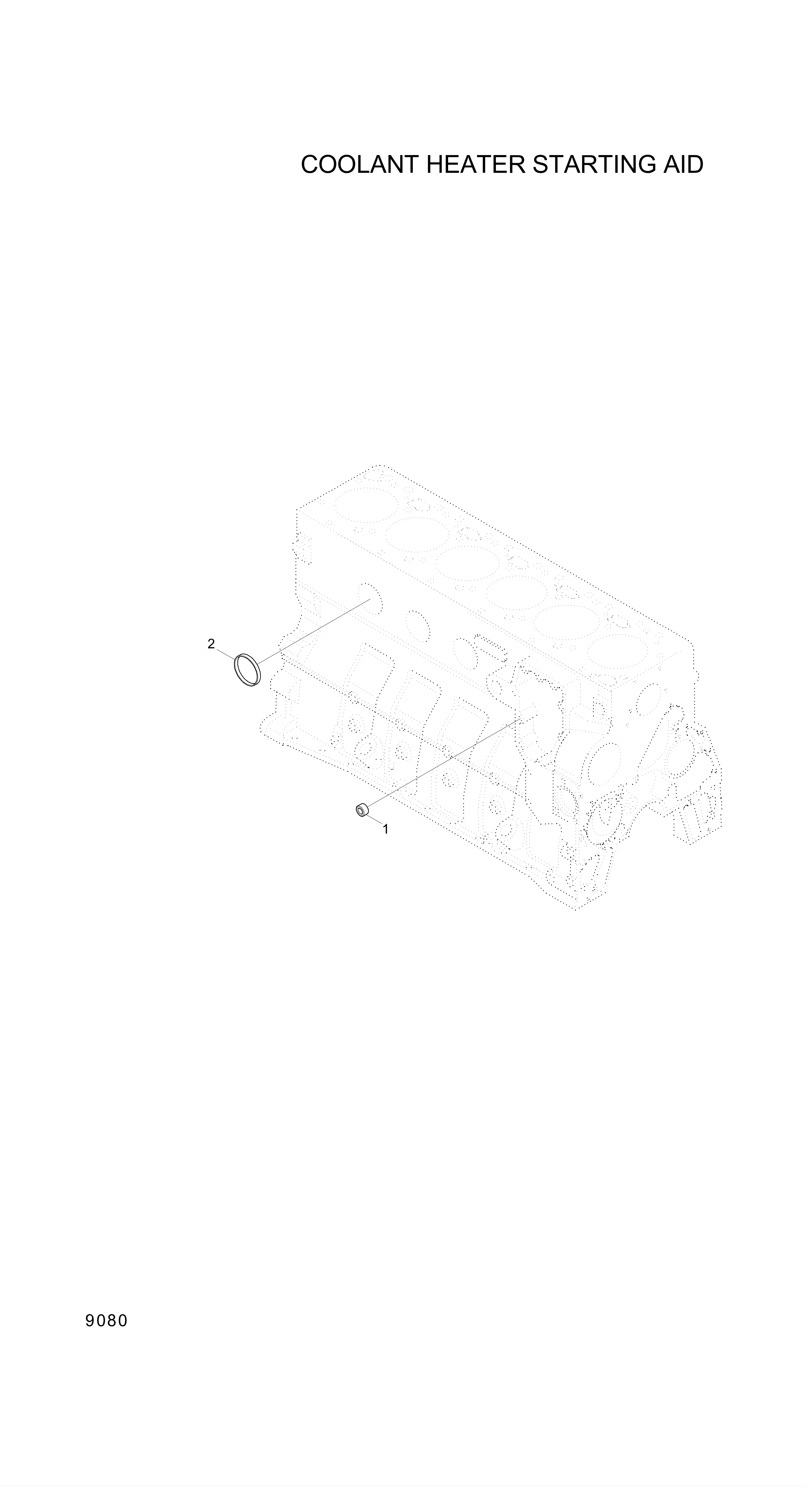 Technical drawing of Hyundai Construction Equipment YUBP-06401 PLUG-EXPANSION with dimensions and layout (figure 4)