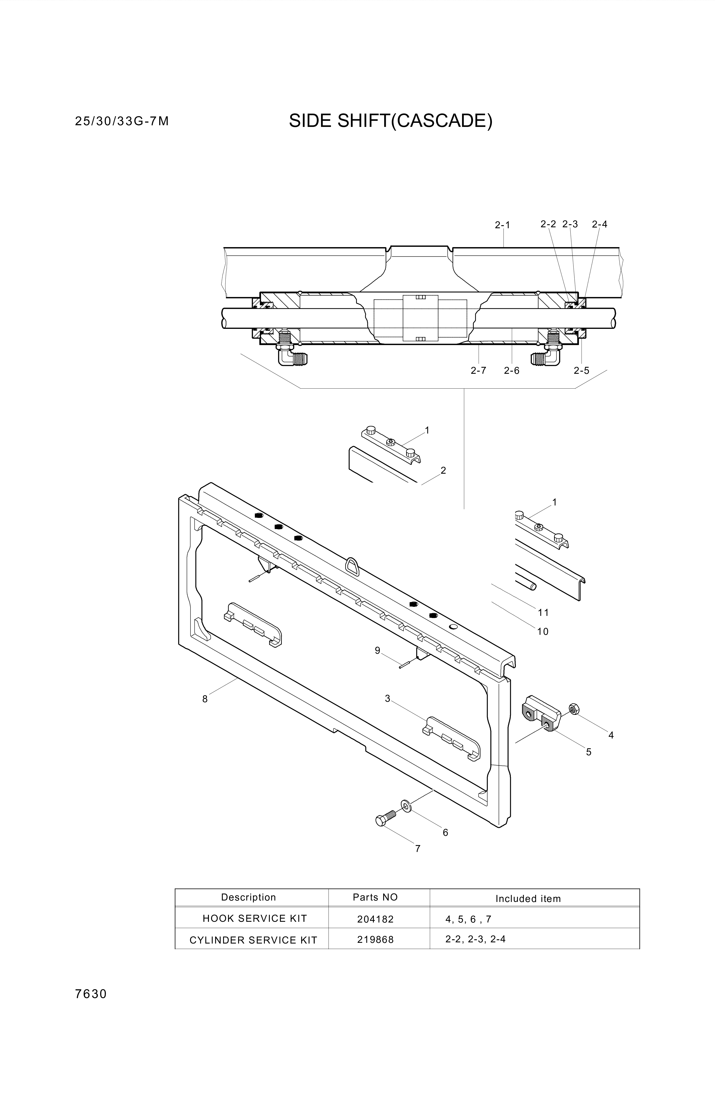 drawing for Hyundai Construction Equipment 204186 - Hook-Lower