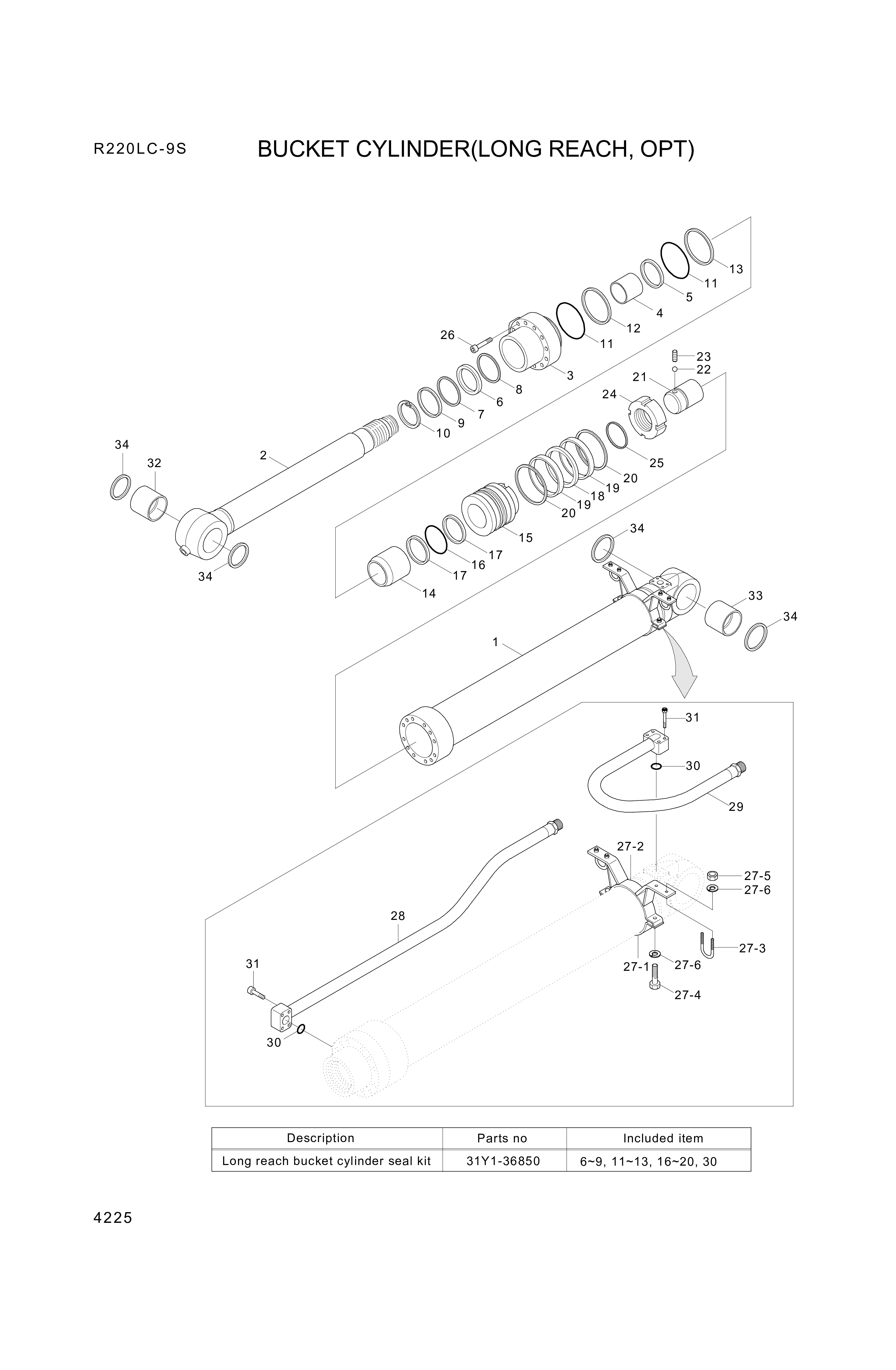 drawing for Hyundai Construction Equipment Y171-015004 - O-RING