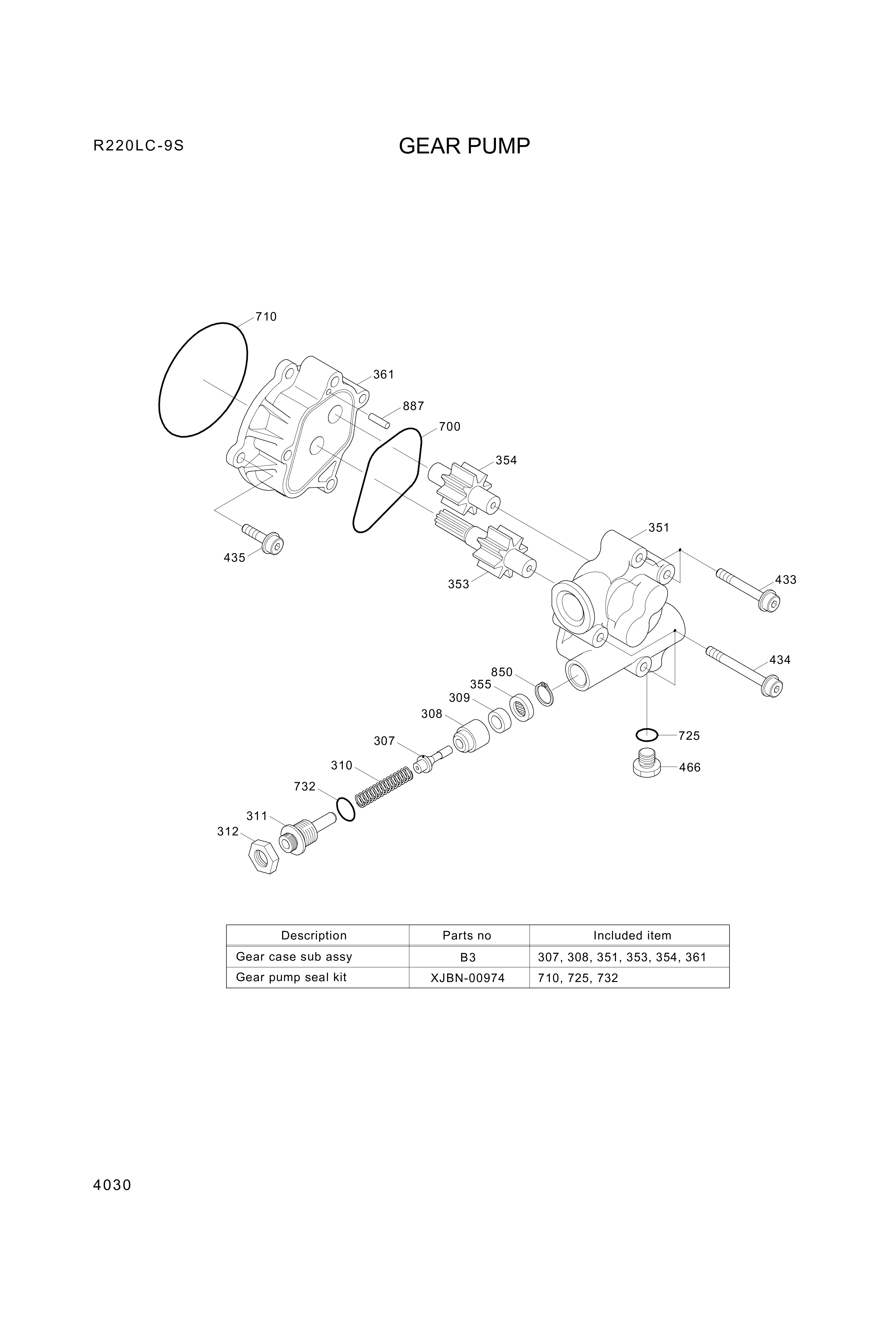 Technical drawing of Hyundai Construction Equipment PFSBM820 SOCKET-FLANGE with dimensions and layout (figure 3)
