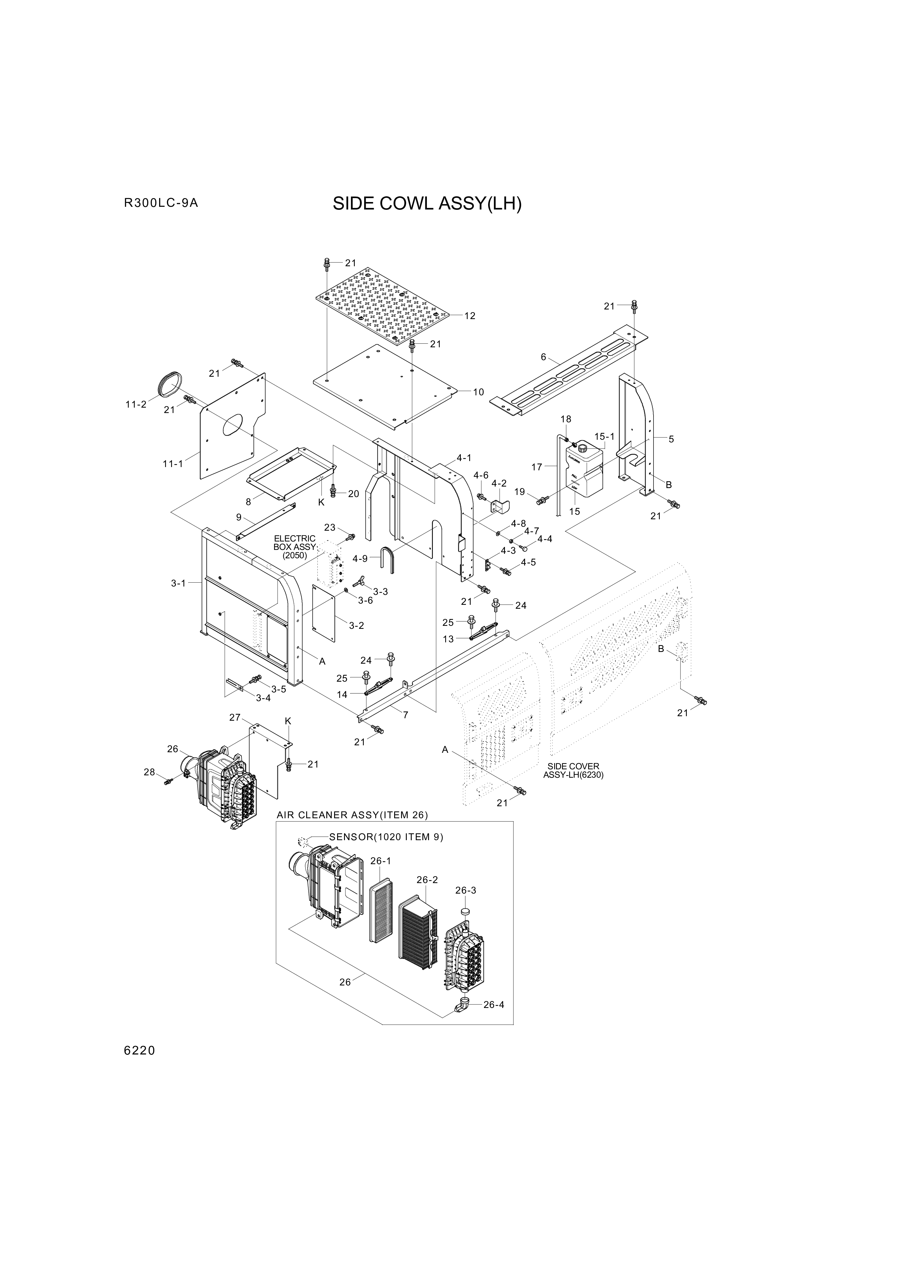 drawing for Hyundai Construction Equipment Q312423 - Valve-Dust Ejection