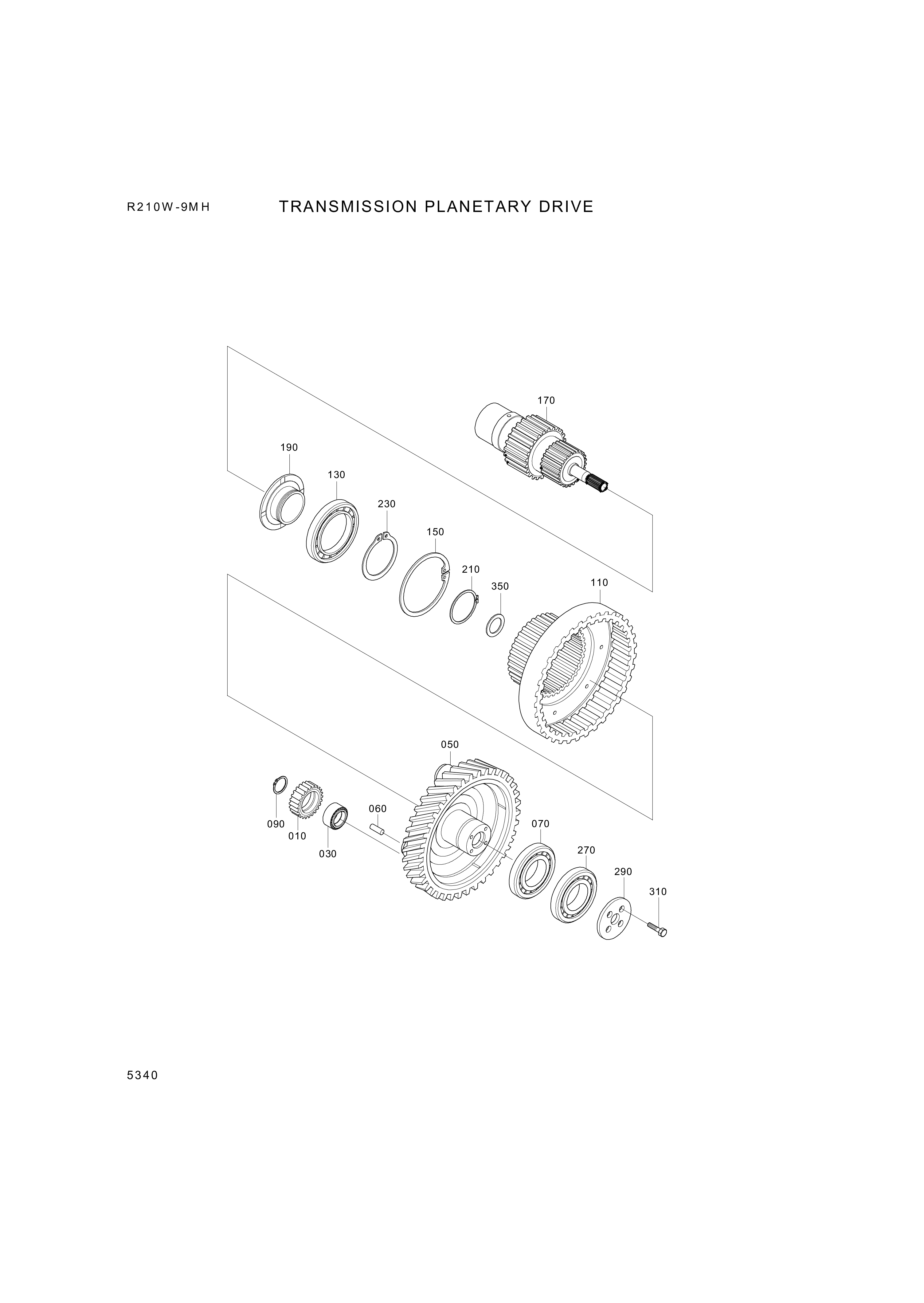 drawing for Hyundai Construction Equipment 0630502073 - RING-RETAINING