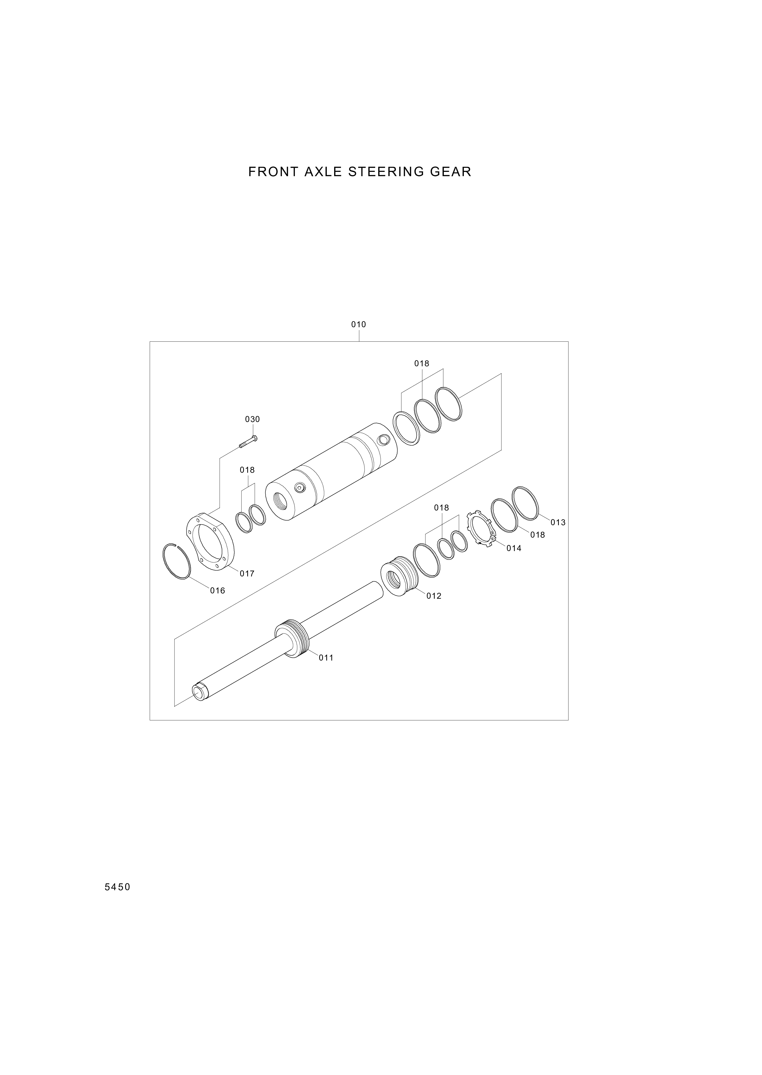 Technical drawing of Hyundai Construction Equipment 0636-011-030 SCREW-HEX with dimensions and layout (figure 2)