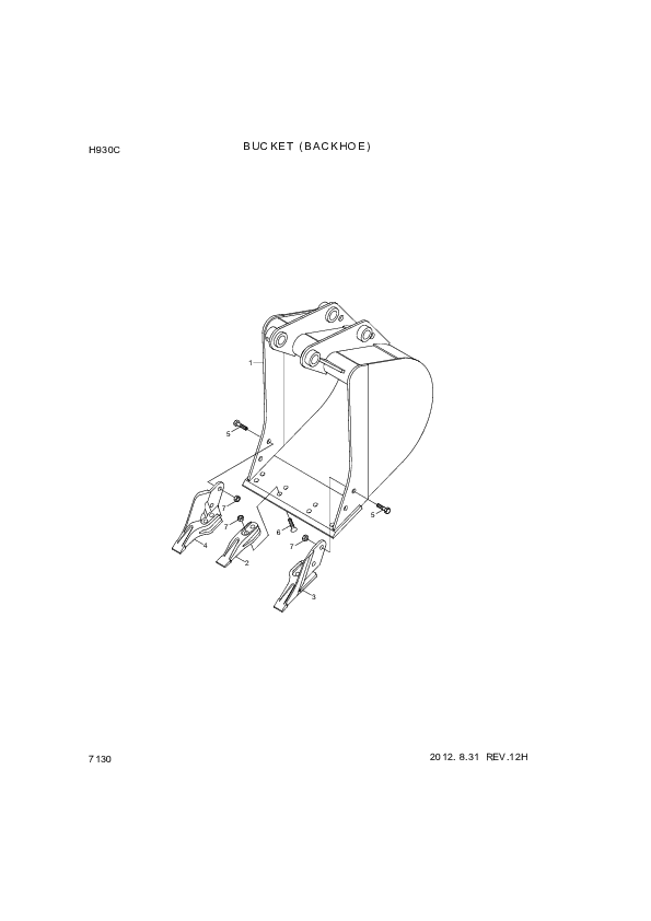 S018-200406 Hyundai Construction Equipment BOLT-HEX