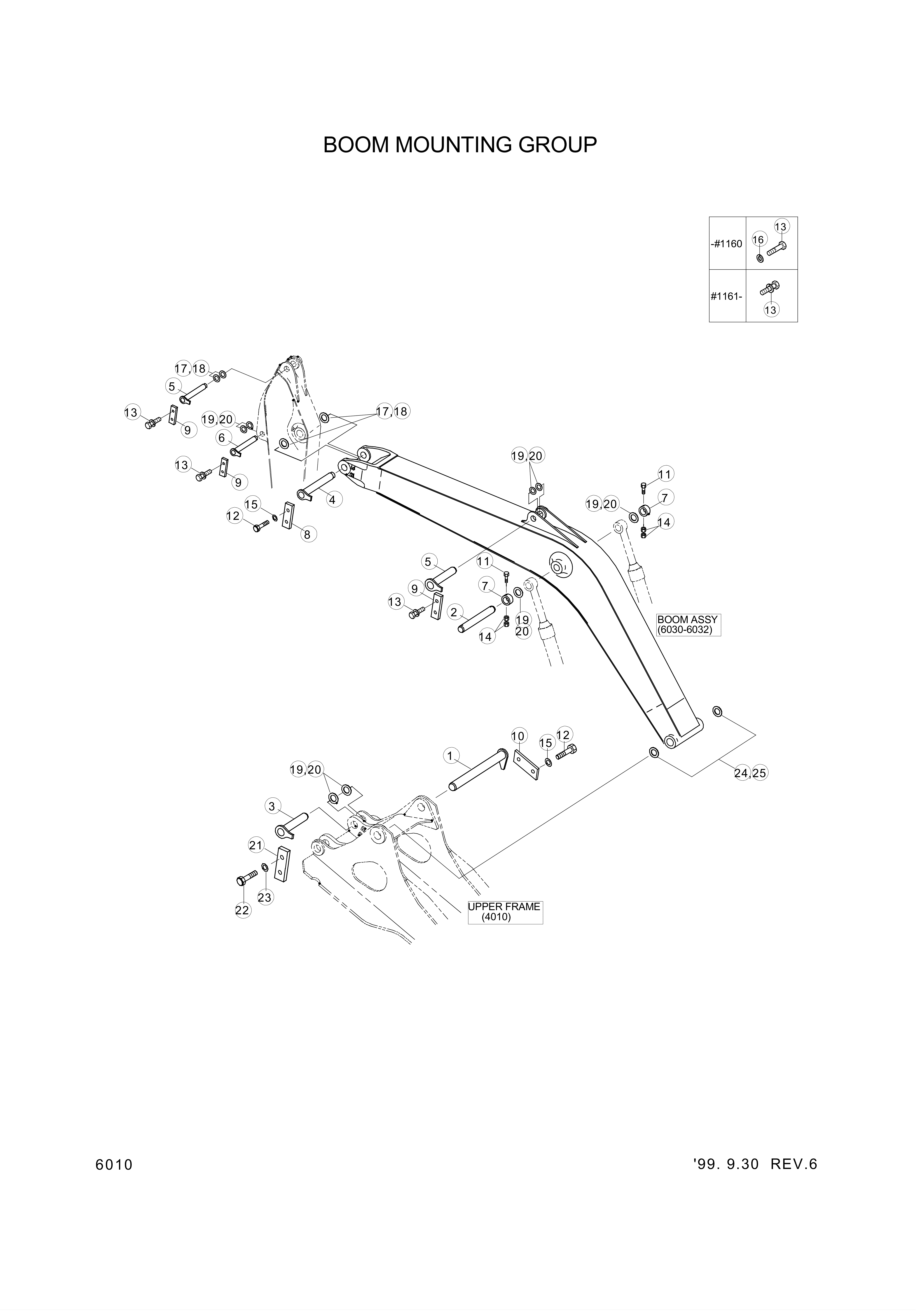 drawing for Hyundai Construction Equipment 61E7-00661 - PIN-JOINT