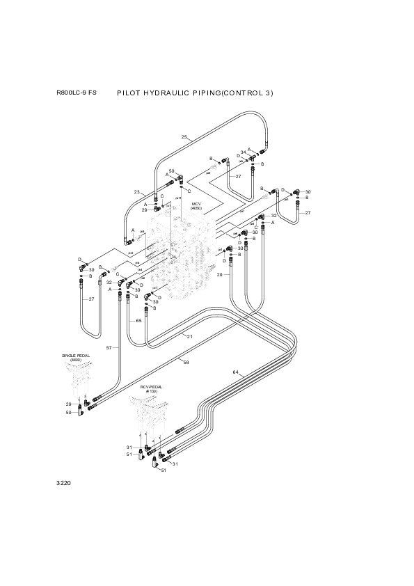 drawing for Hyundai Construction Equipment P930-062016 - HOSE ASSY-ORFS&THD