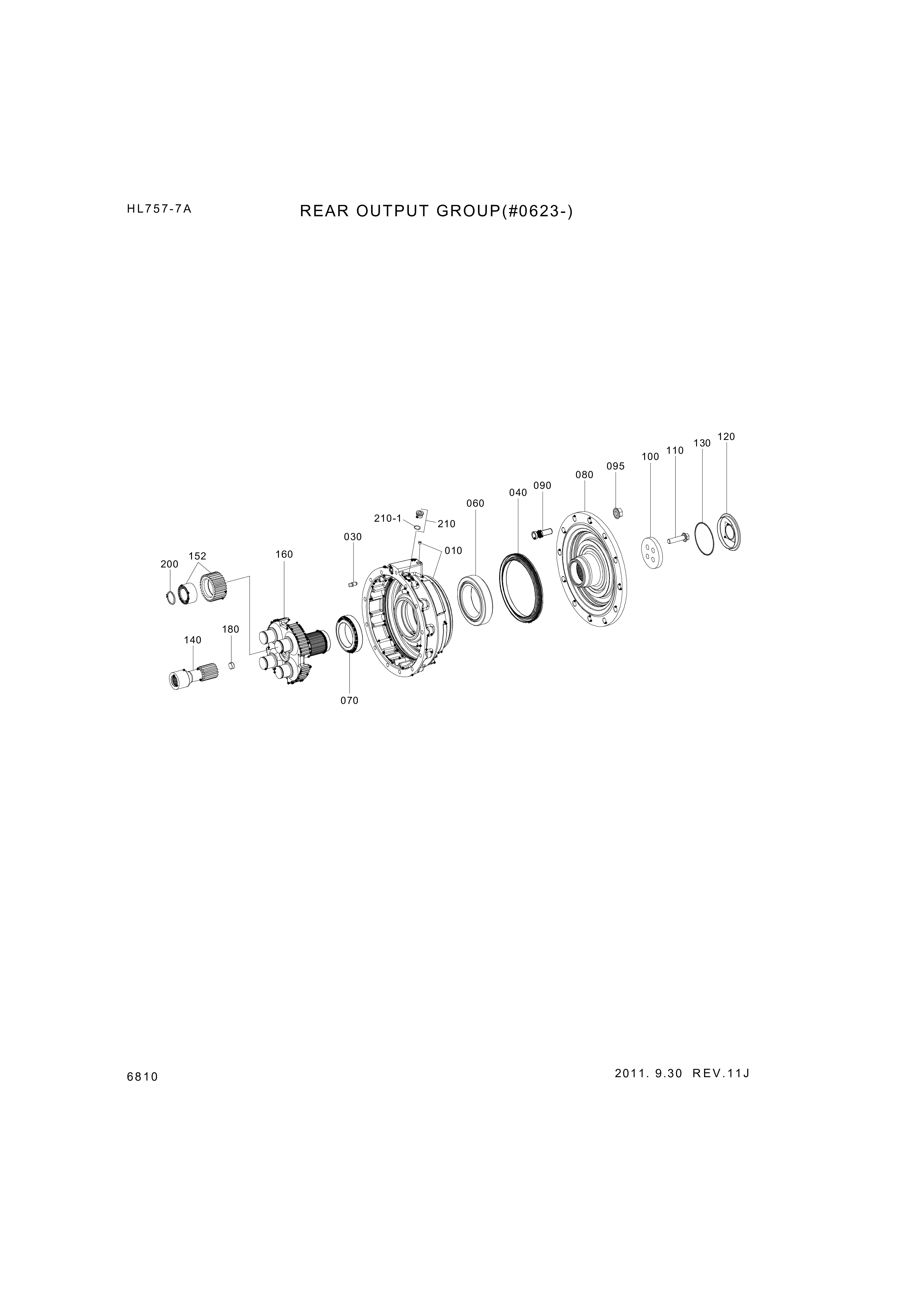 drawing for Hyundai Construction Equipment 0750-117-766 - TAPER ROLL BEARING