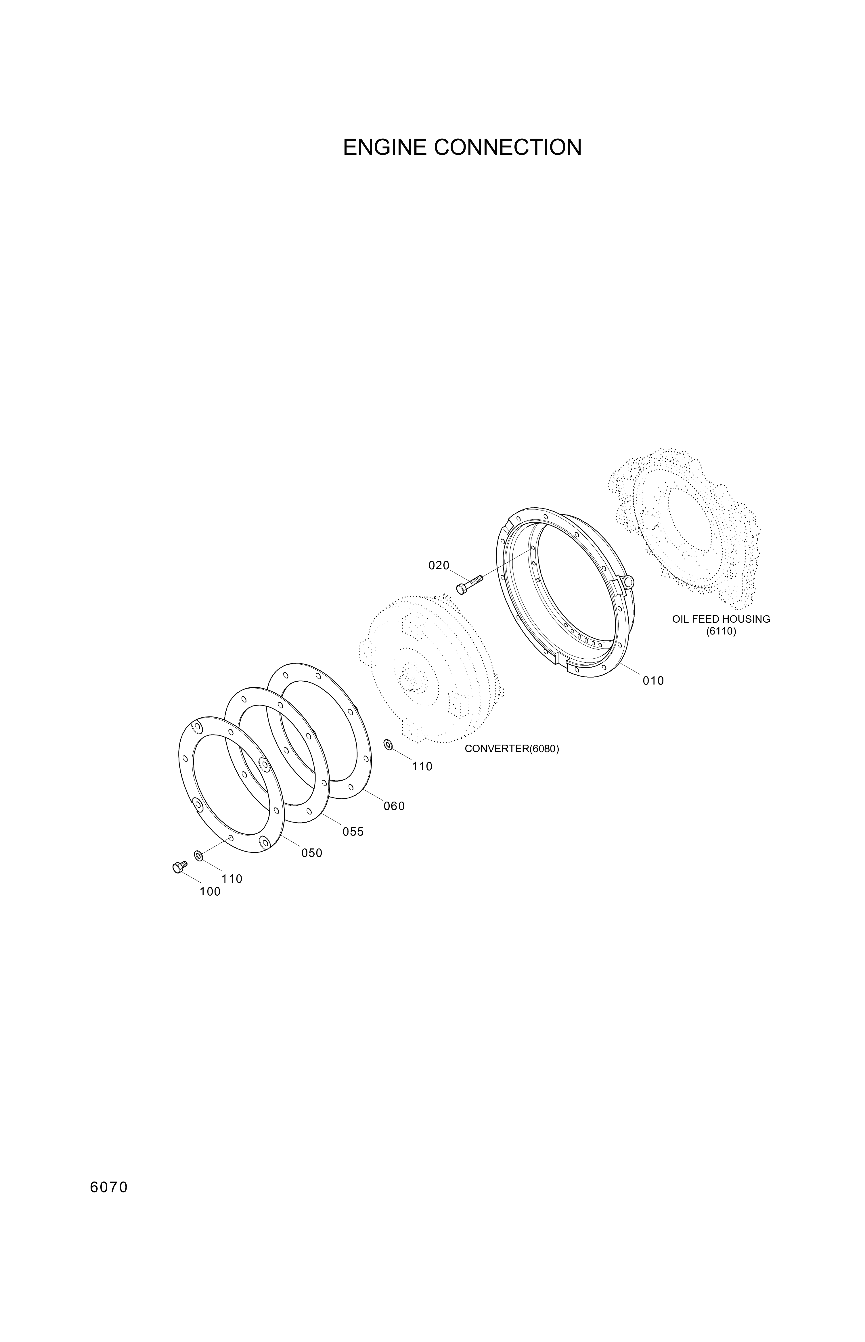 drawing for Hyundai Construction Equipment 4656330008 - CONVERTER BELL