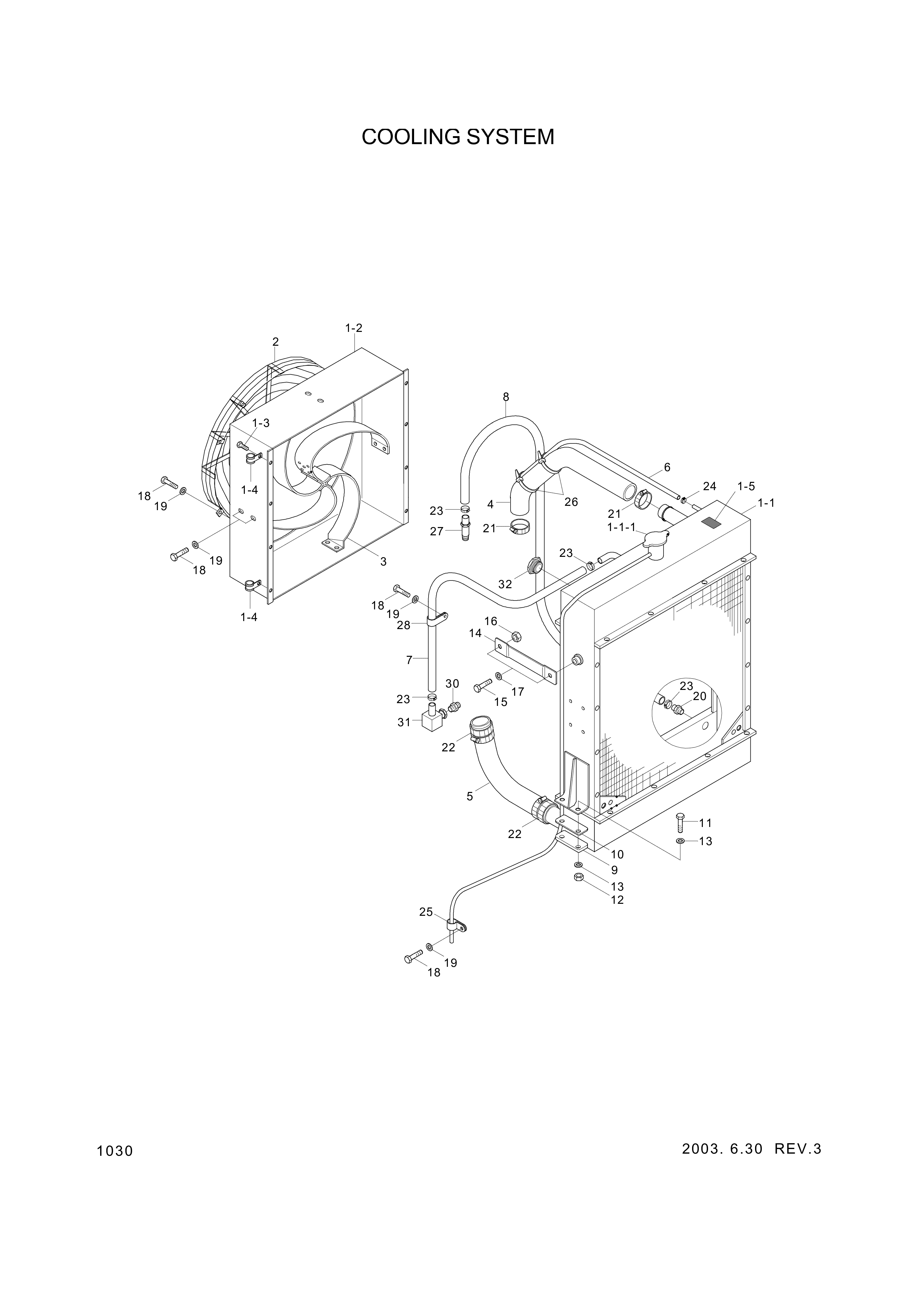 drawing for Hyundai Construction Equipment 201512050 - BOLT-HEX