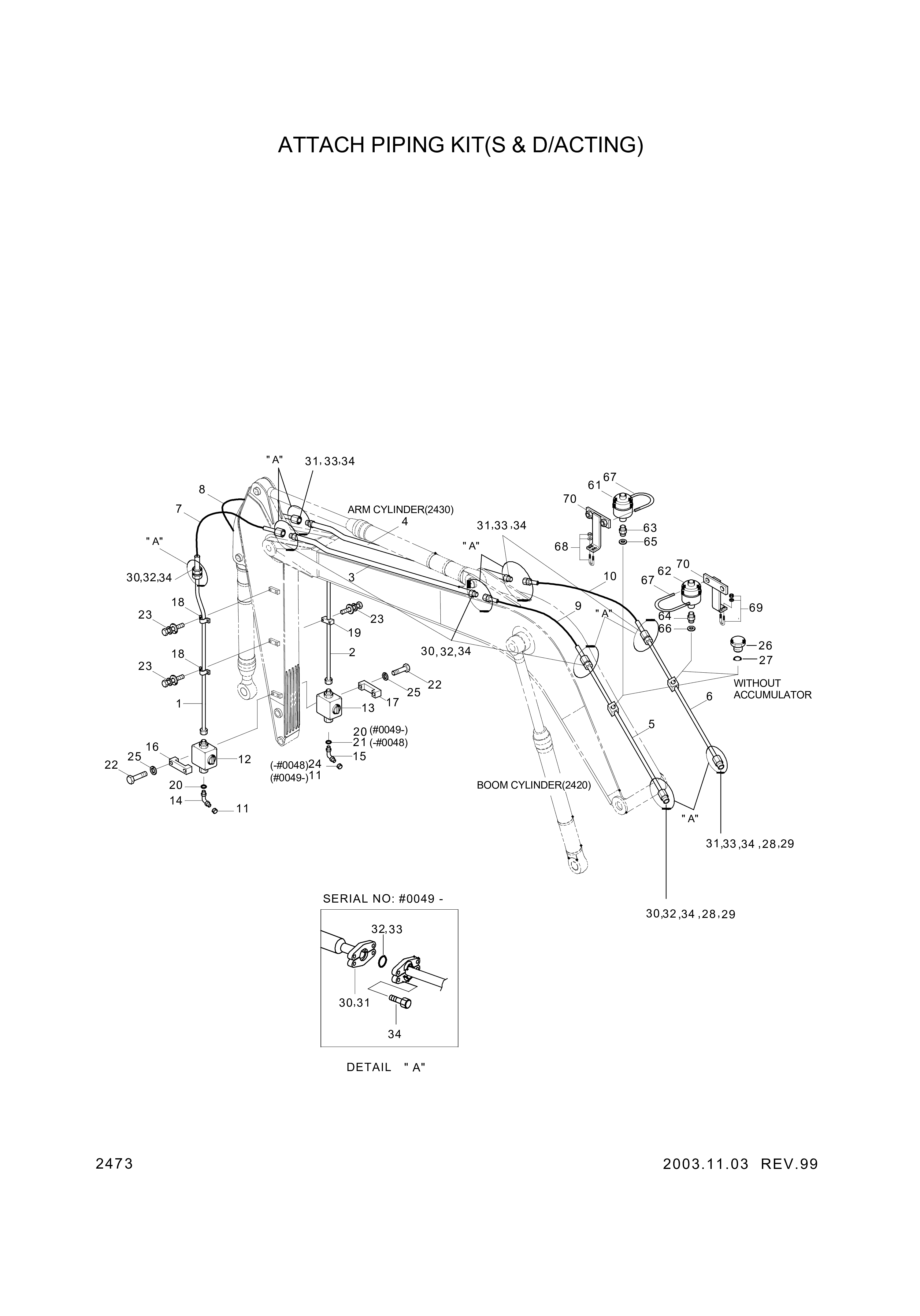 Technical drawing of Hyundai Construction Equipment S392-220000 SHIM-ROUND with dimensions and layout (figure 4)