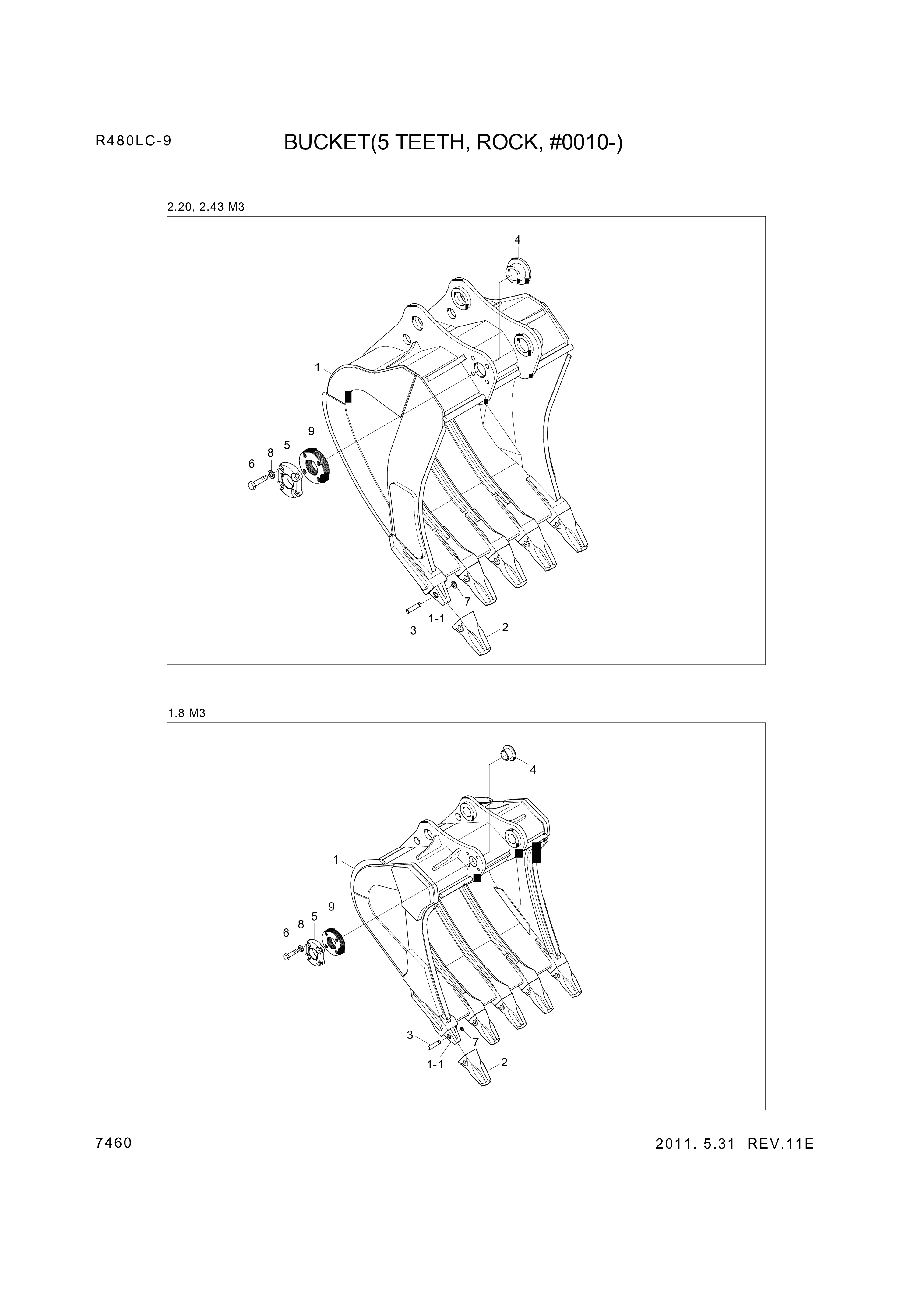 drawing for Hyundai Construction Equipment S441-270006 - WASHER-HARDEN