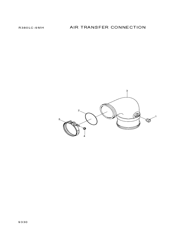 drawing for Hyundai Construction Equipment YUBP-04838 - CLAMP-V/BAND