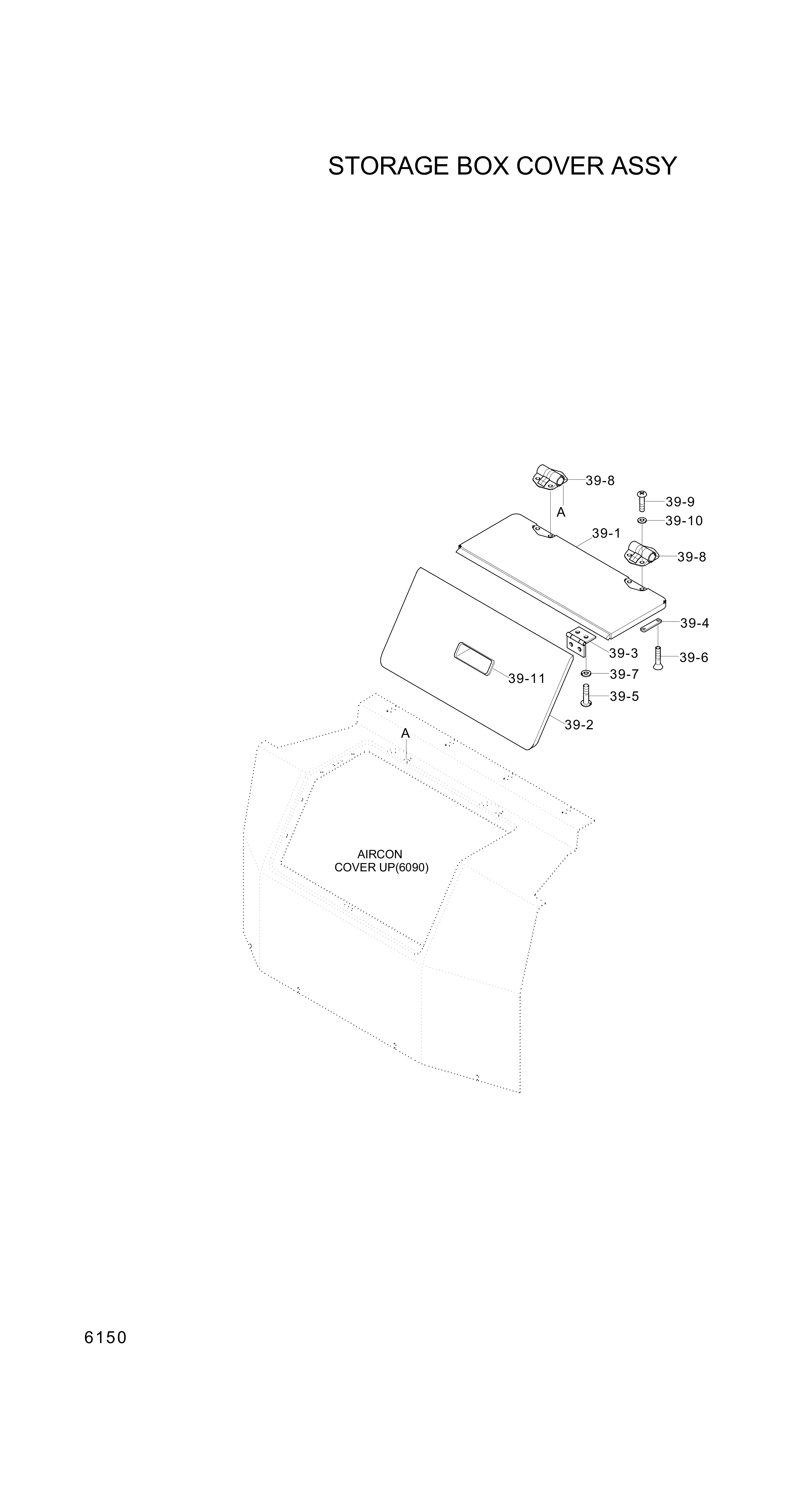 Technical drawing of Hyundai Construction Equipment S161-050126 BOLT-ROUND with dimensions and layout (figure 3)