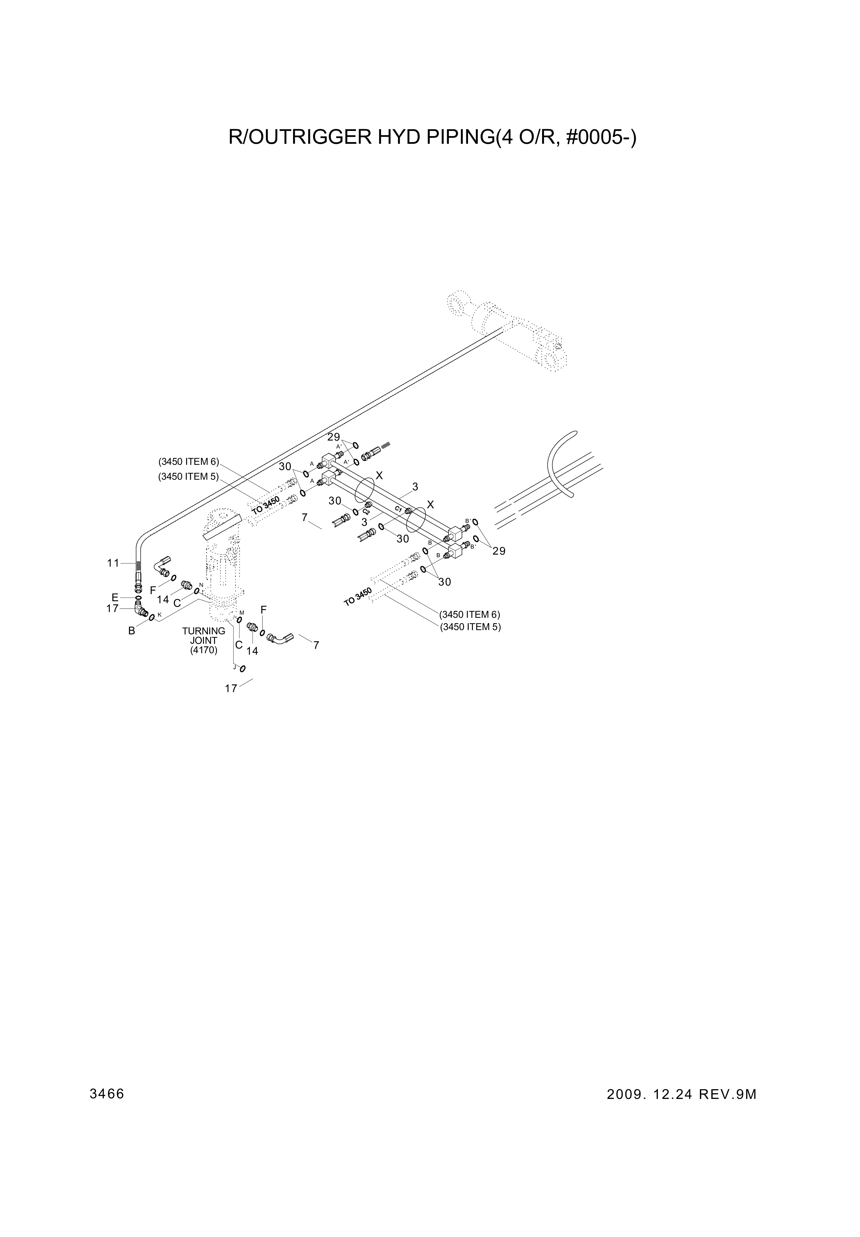 drawing for Hyundai Construction Equipment P933-087010 - HOSE ASSY-ORFS&THD