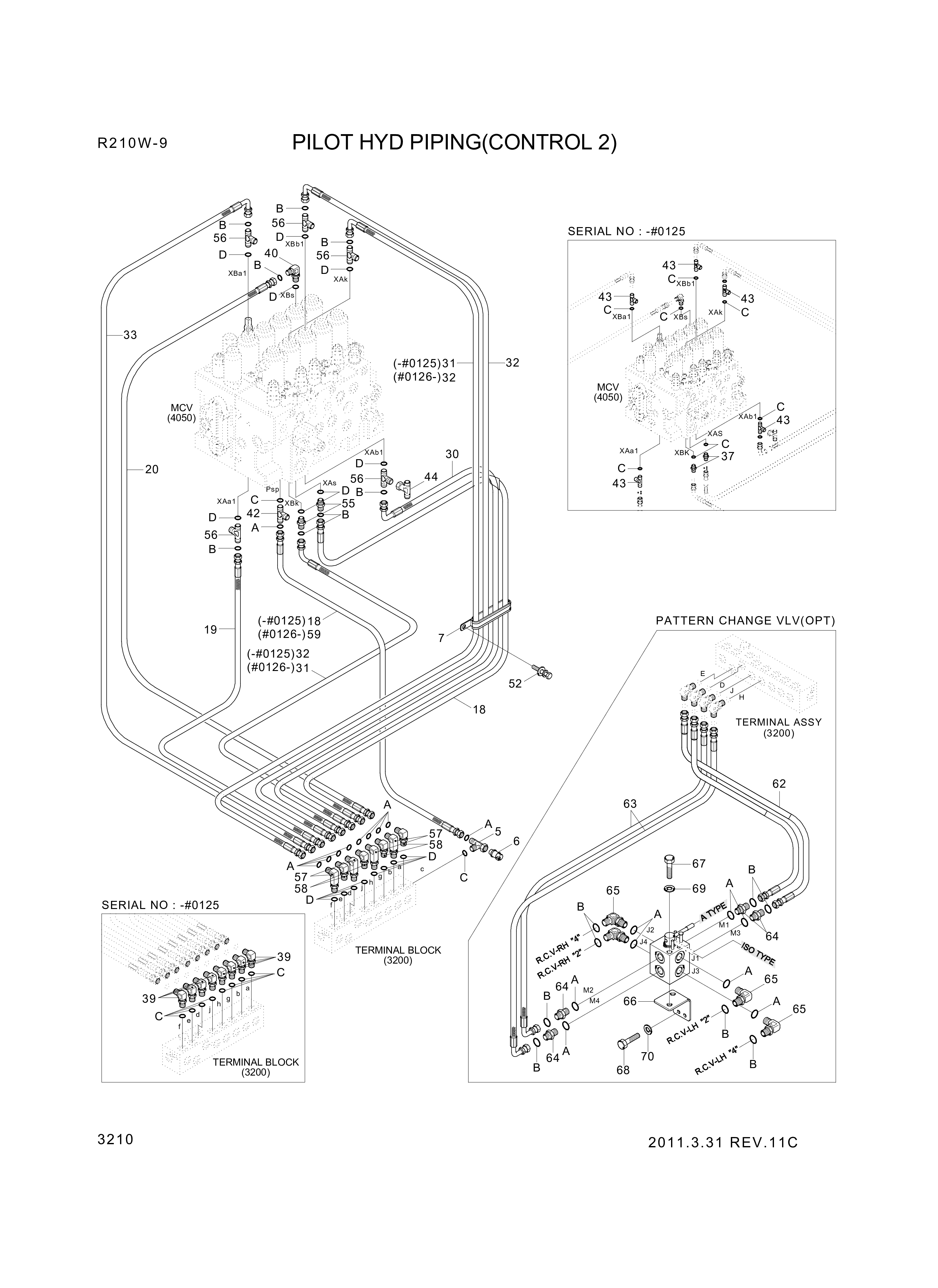 drawing for Hyundai Construction Equipment P930-042041 - HOSE ASSY-ORFS&THD