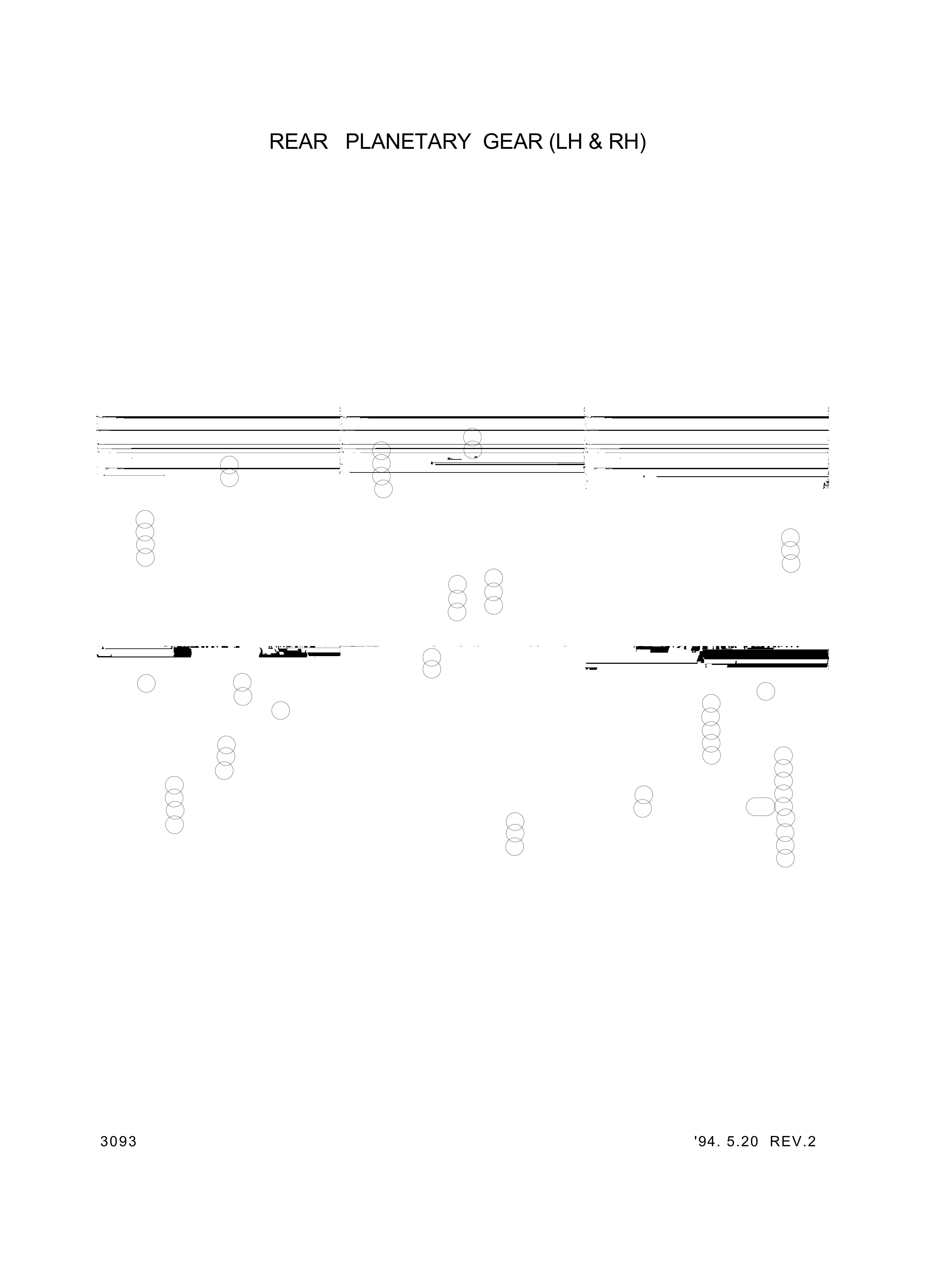 Technical drawing of Hyundai Construction Equipment 9541-01090 RING-RETAINING with dimensions and layout