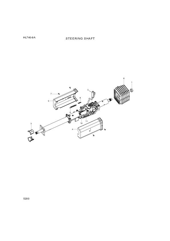 drawing for Hyundai Construction Equipment 0026-0702 - NUT-HEX