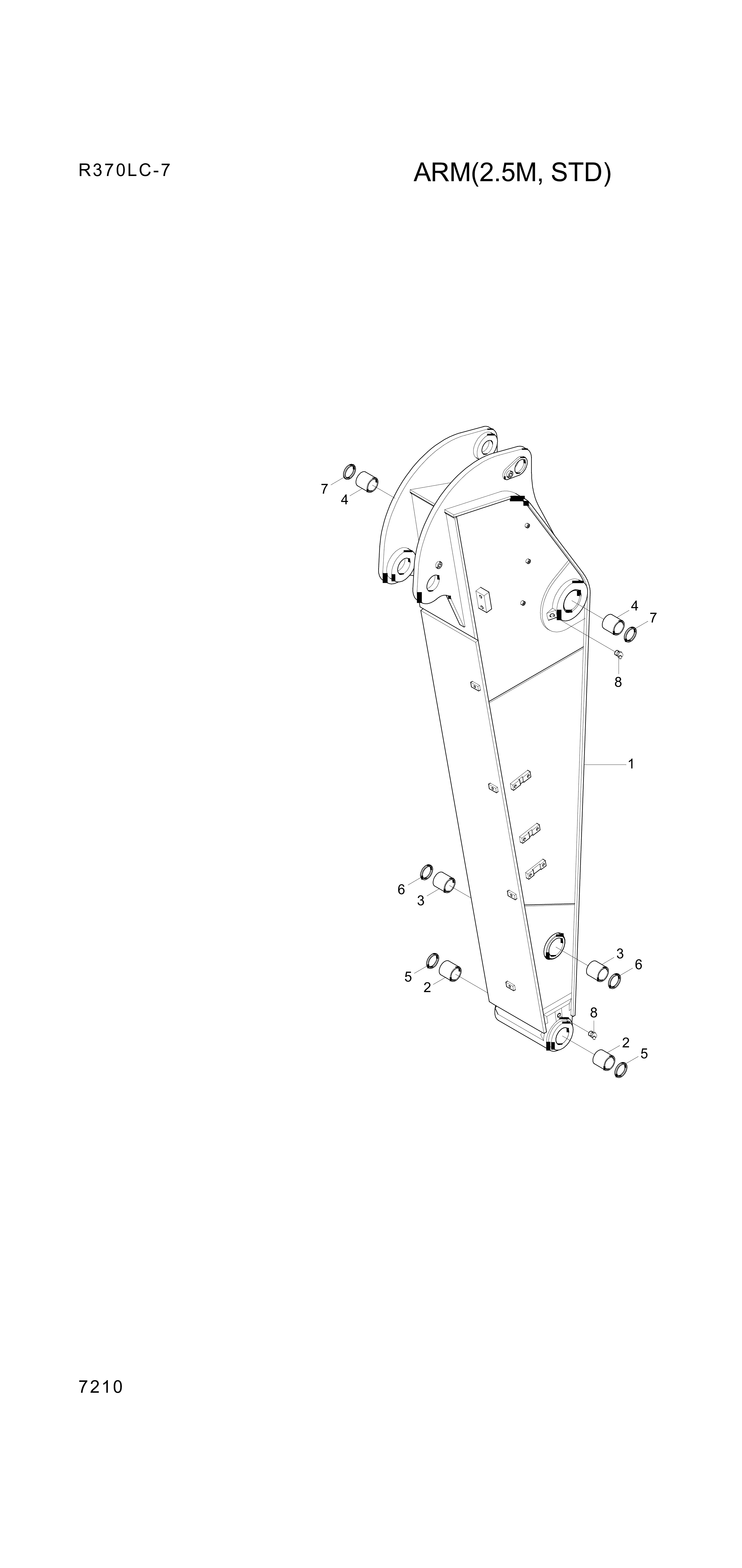 drawing for Hyundai Construction Equipment S700-090206 - SEAL-DUST