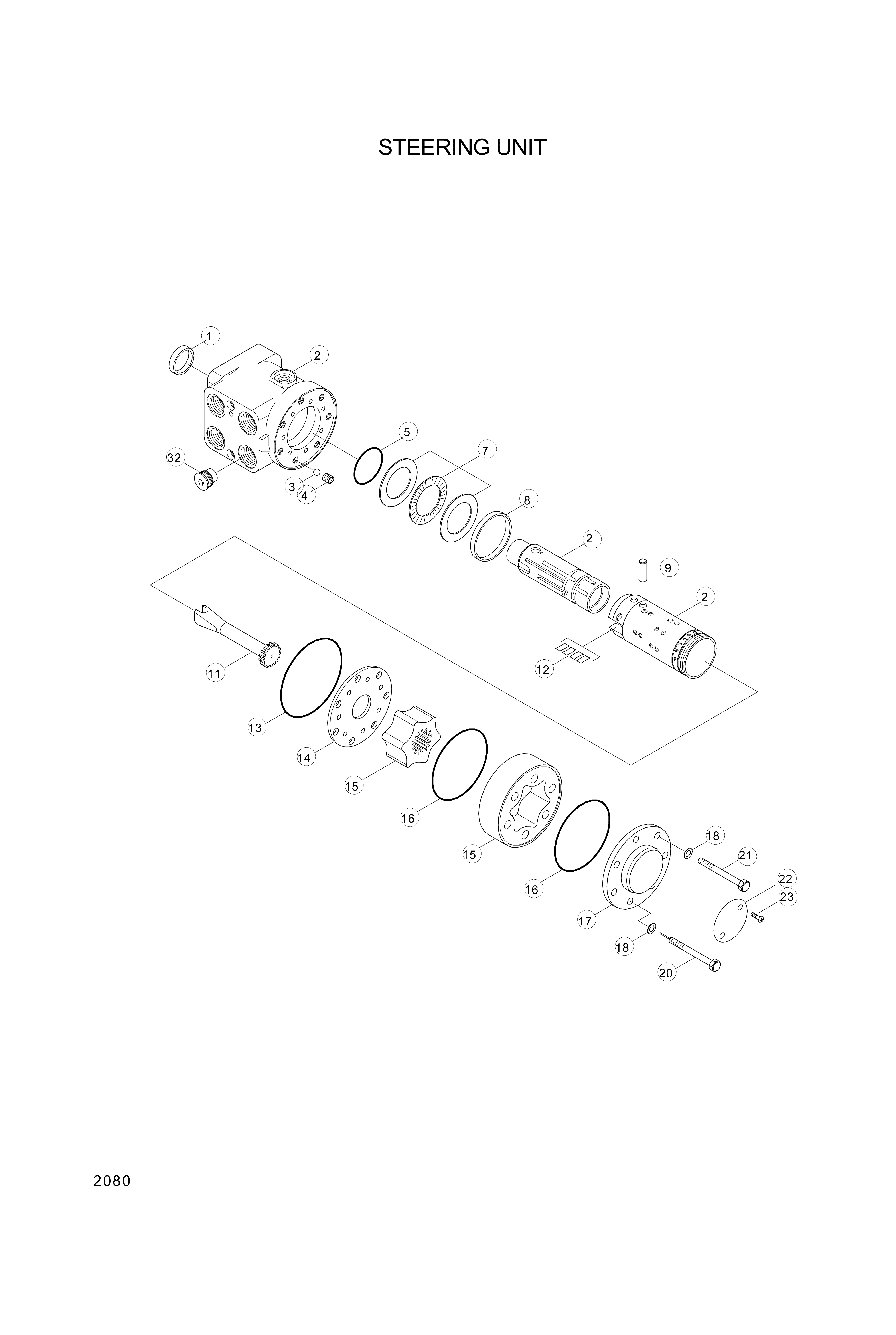 Technical drawing of Hyundai Construction Equipment YUBS-00799 SEAL-LIP with dimensions and layout