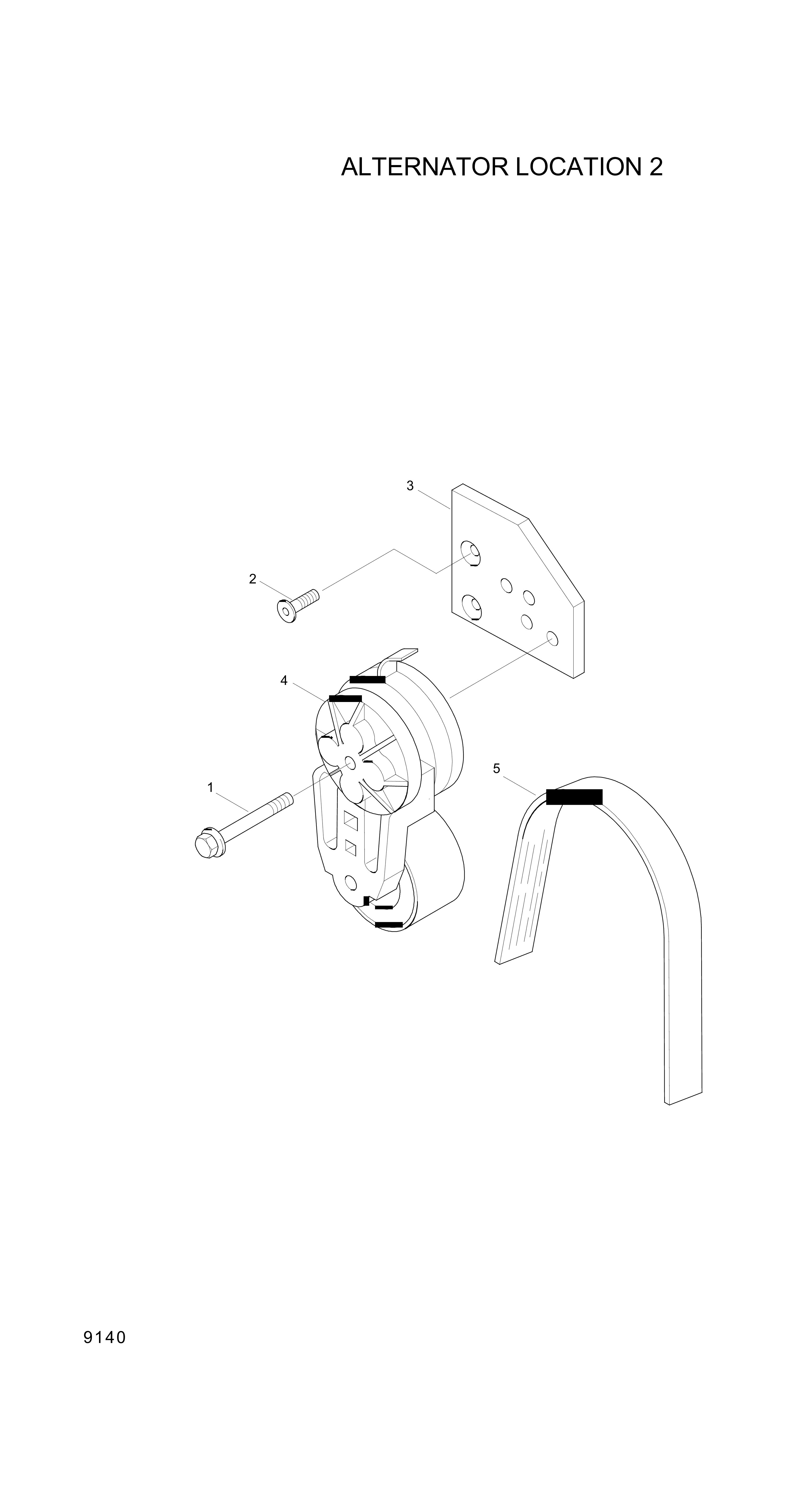 Technical drawing of Hyundai Construction Equipment YUBP-05178 BELT-FAN with dimensions and layout