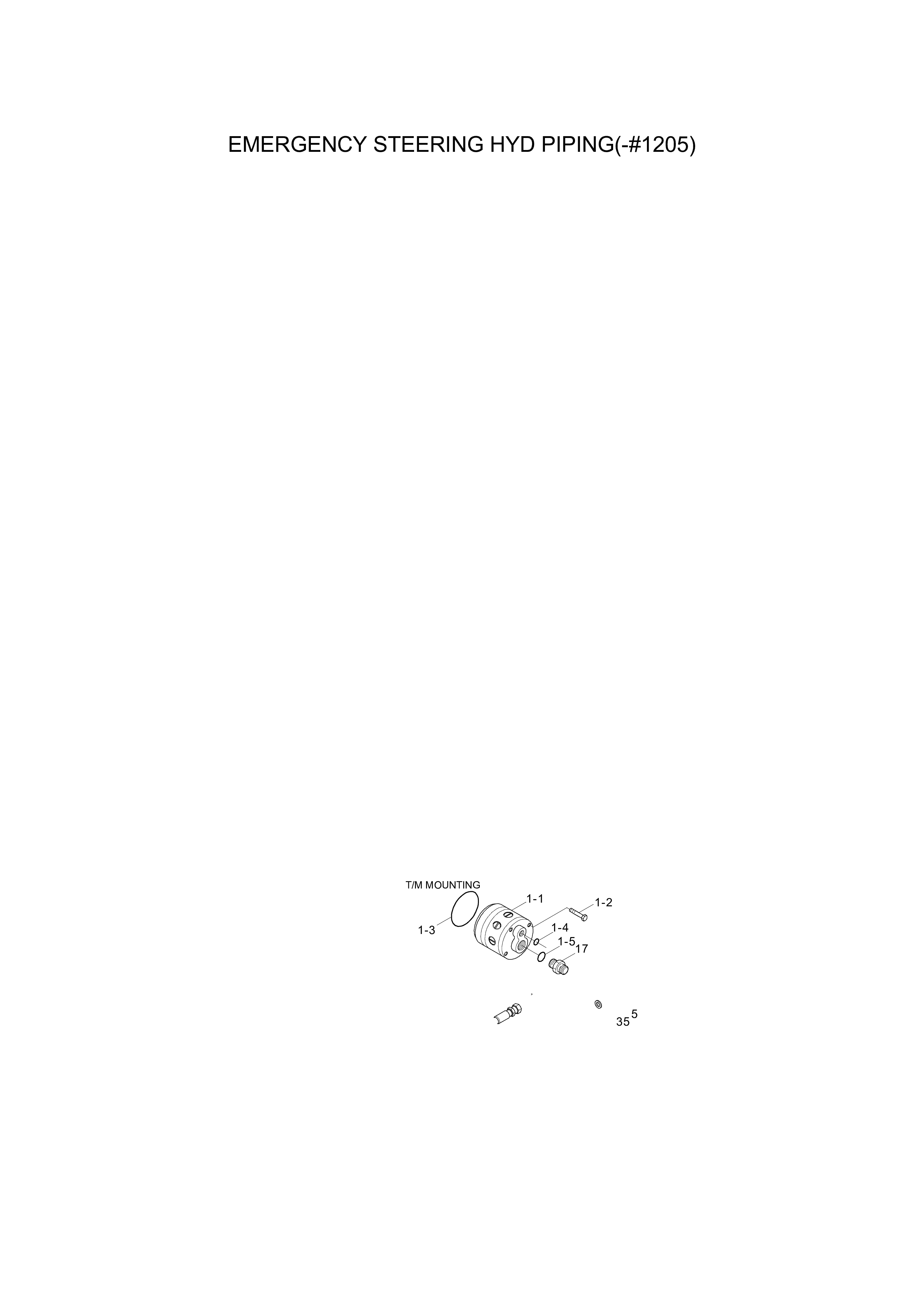 Technical drawing of Hyundai Construction Equipment 34L3-01320 VALVE-CHECK with dimensions and layout (figure 4)