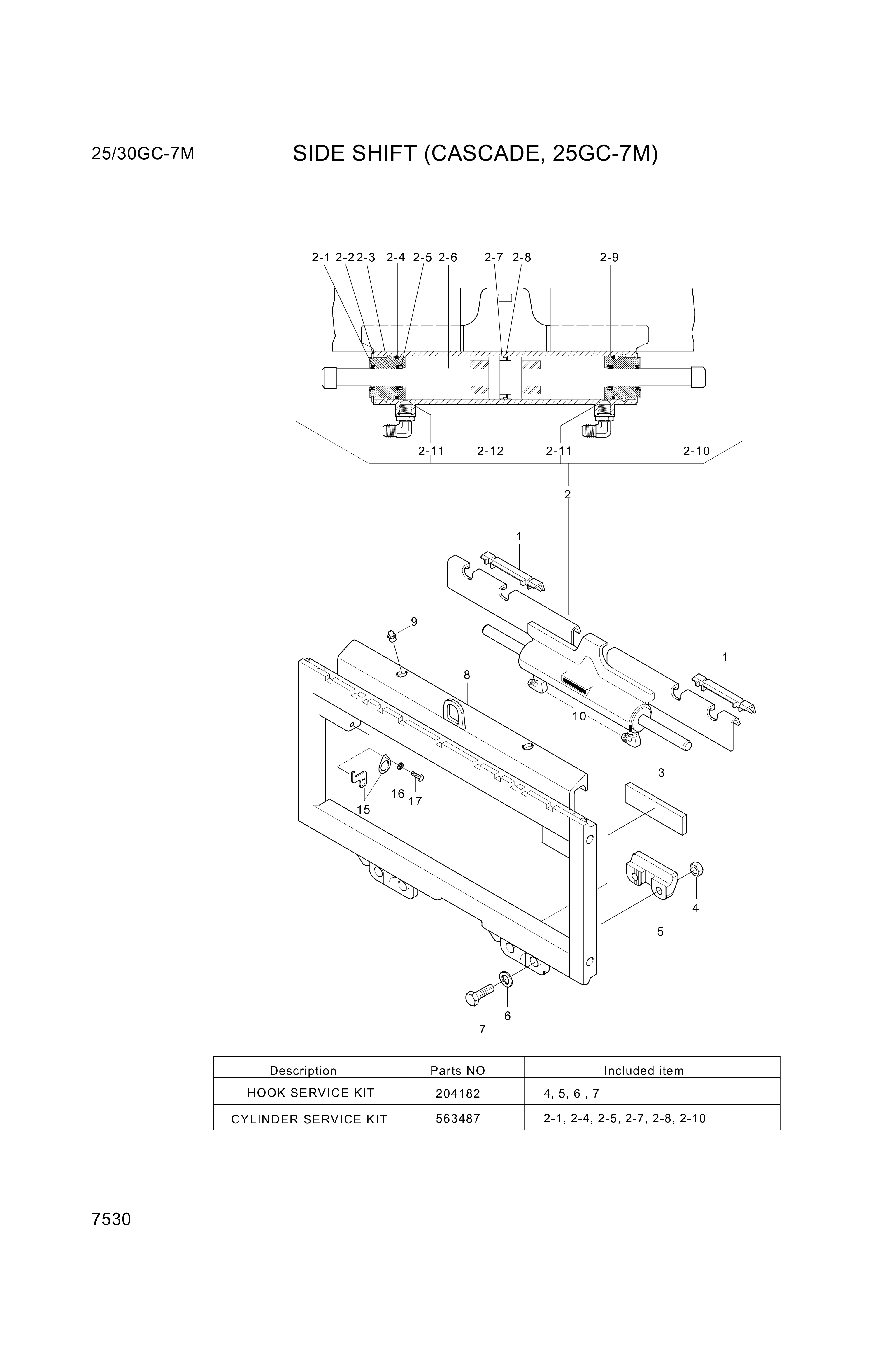 drawing for Hyundai Construction Equipment 204186 - Hook-Lower