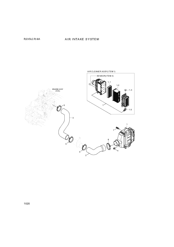 drawing for Hyundai Construction Equipment Q312423 - Valve-Dust Ejection