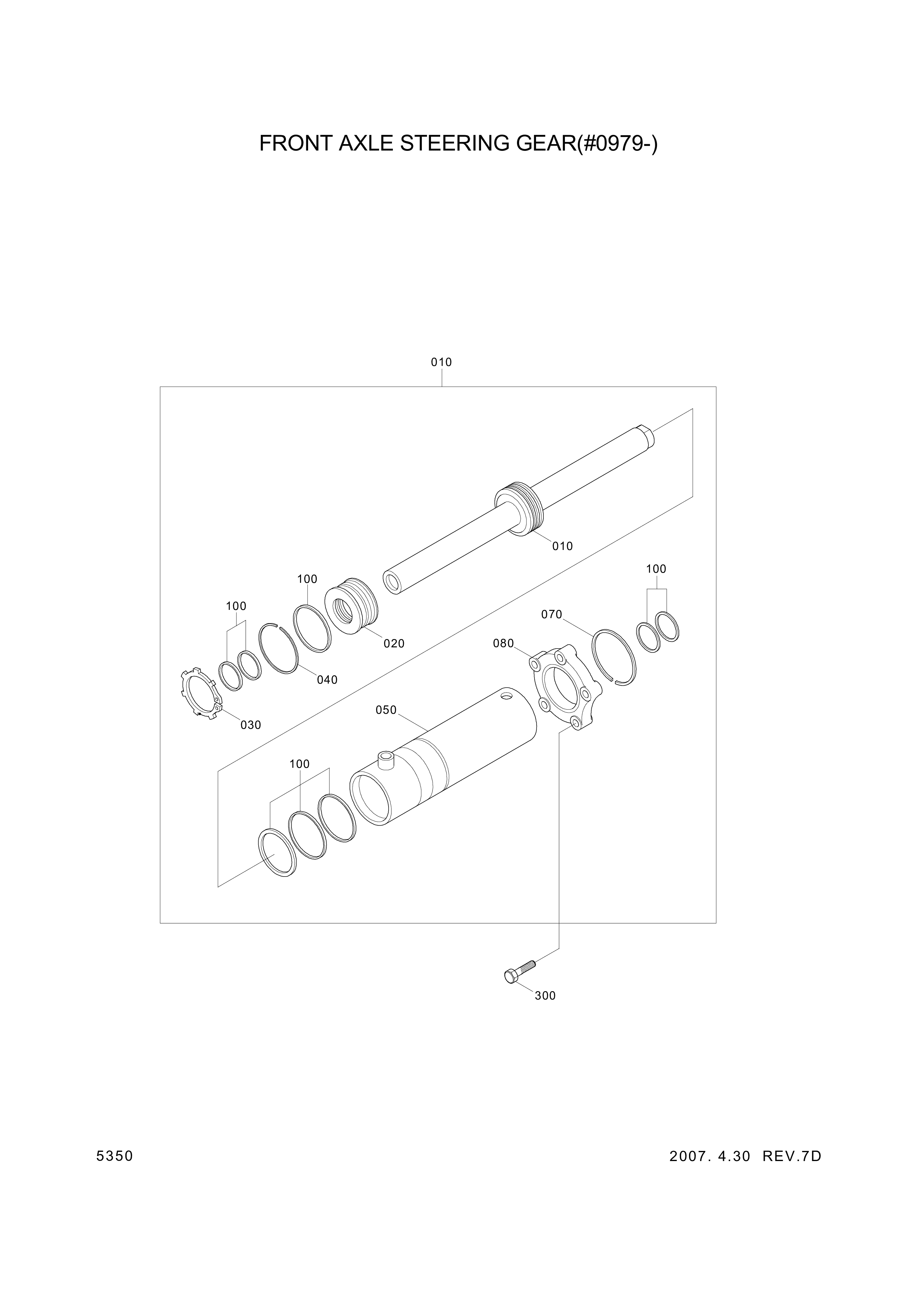 Technical drawing of Hyundai Construction Equipment 0636-011-030 SCREW-HEX with dimensions and layout (figure 4)