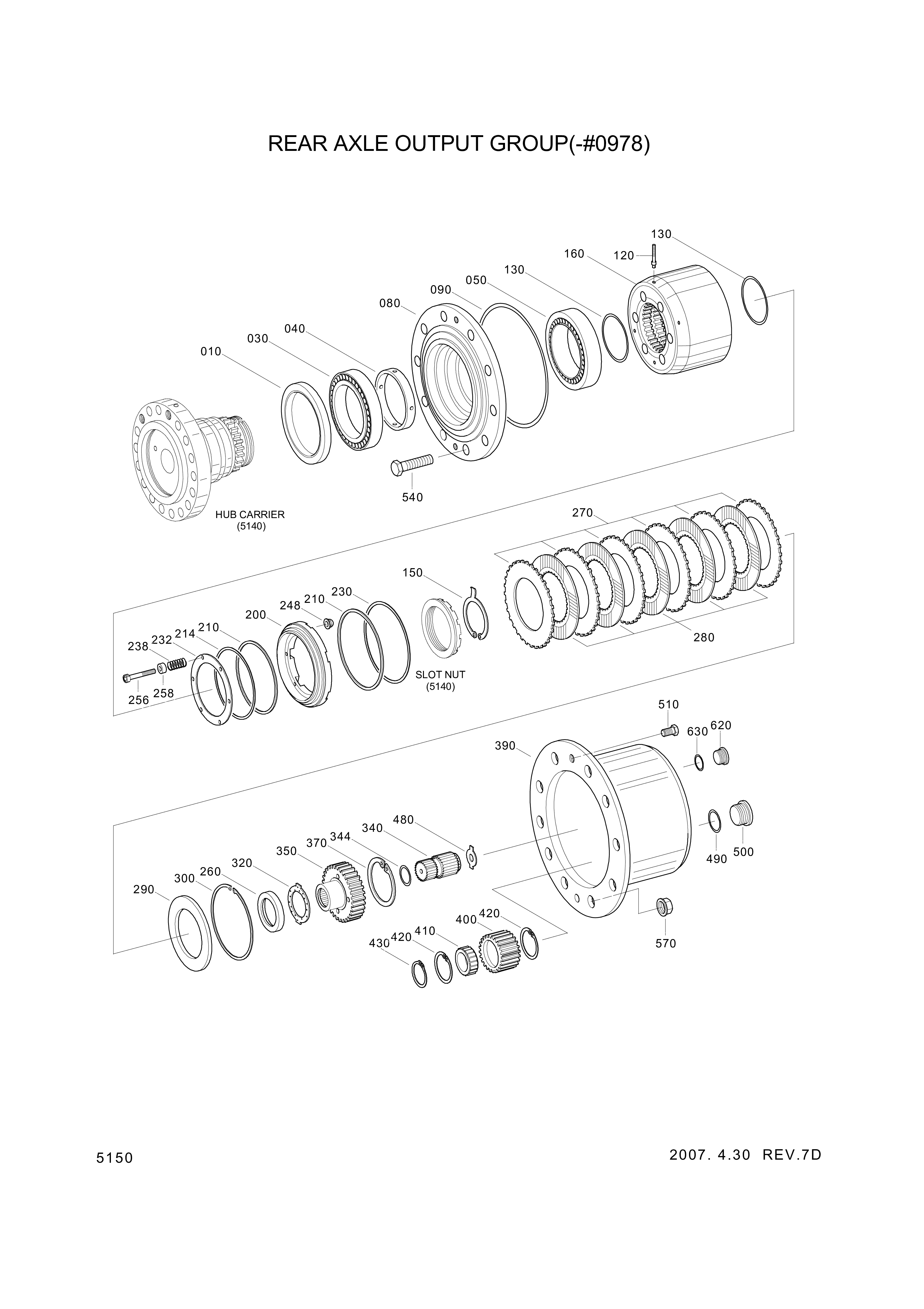 drawing for Hyundai Construction Equipment 0750-117-570 - BEARING-ROLLER