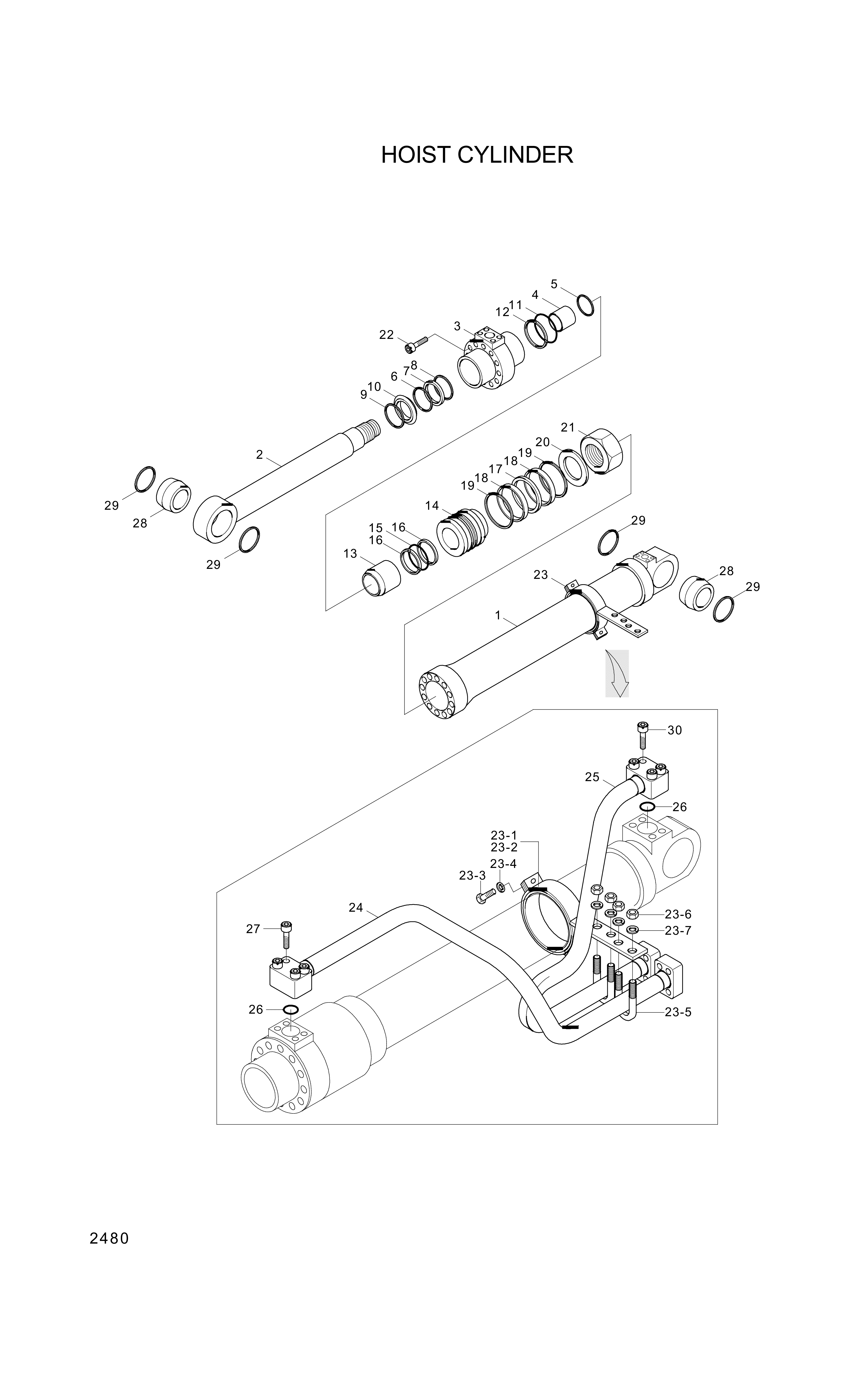 drawing for Hyundai Construction Equipment 334-11 - RING-SNAP