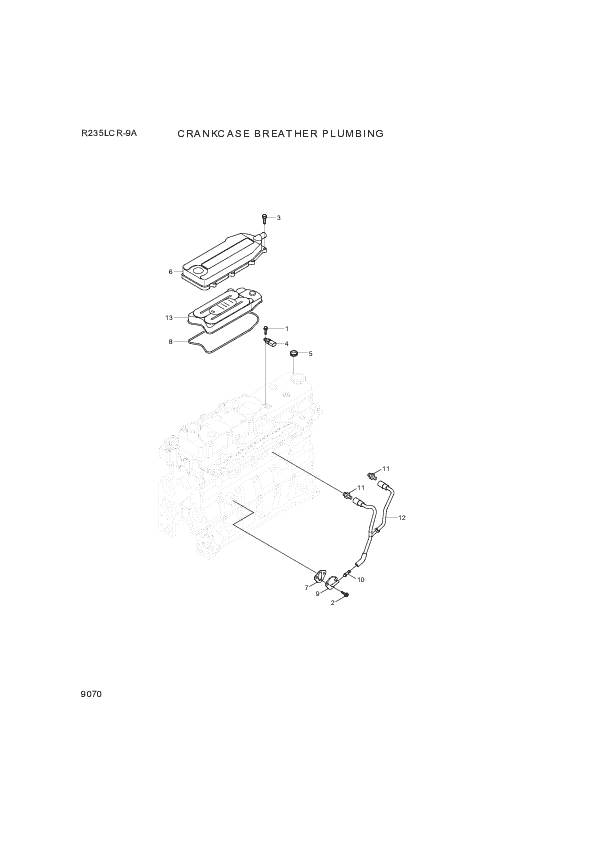 drawing for Hyundai Construction Equipment YUBP-07009 - SCREW-HEX FLG