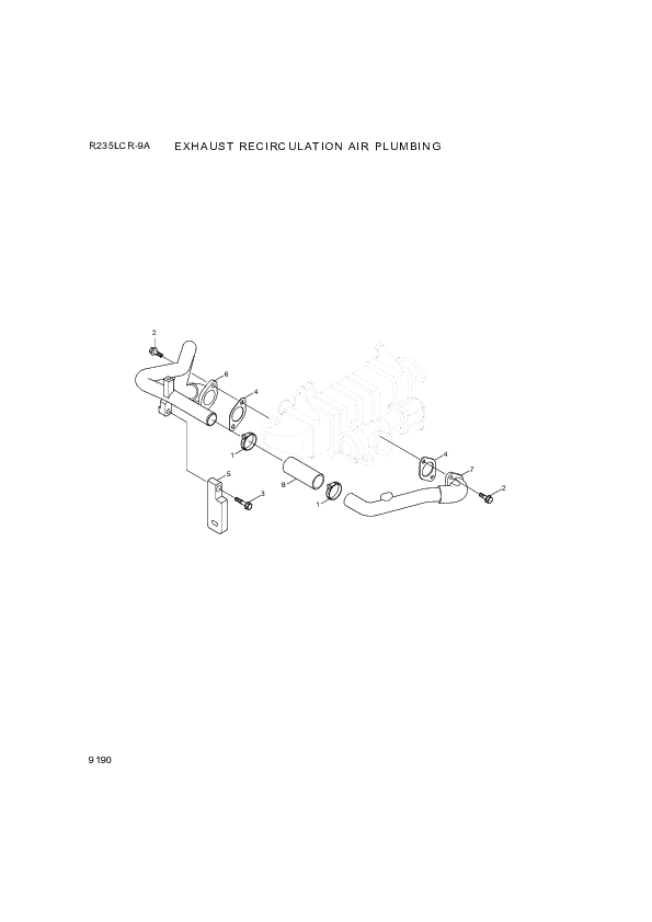 drawing for Hyundai Construction Equipment YUBP-04914 - CLAMP