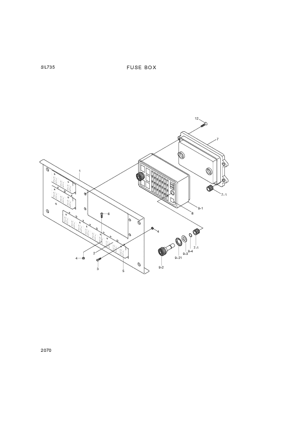 drawing for Hyundai Construction Equipment KEOS-00068 - RELAY-CONNECTOR