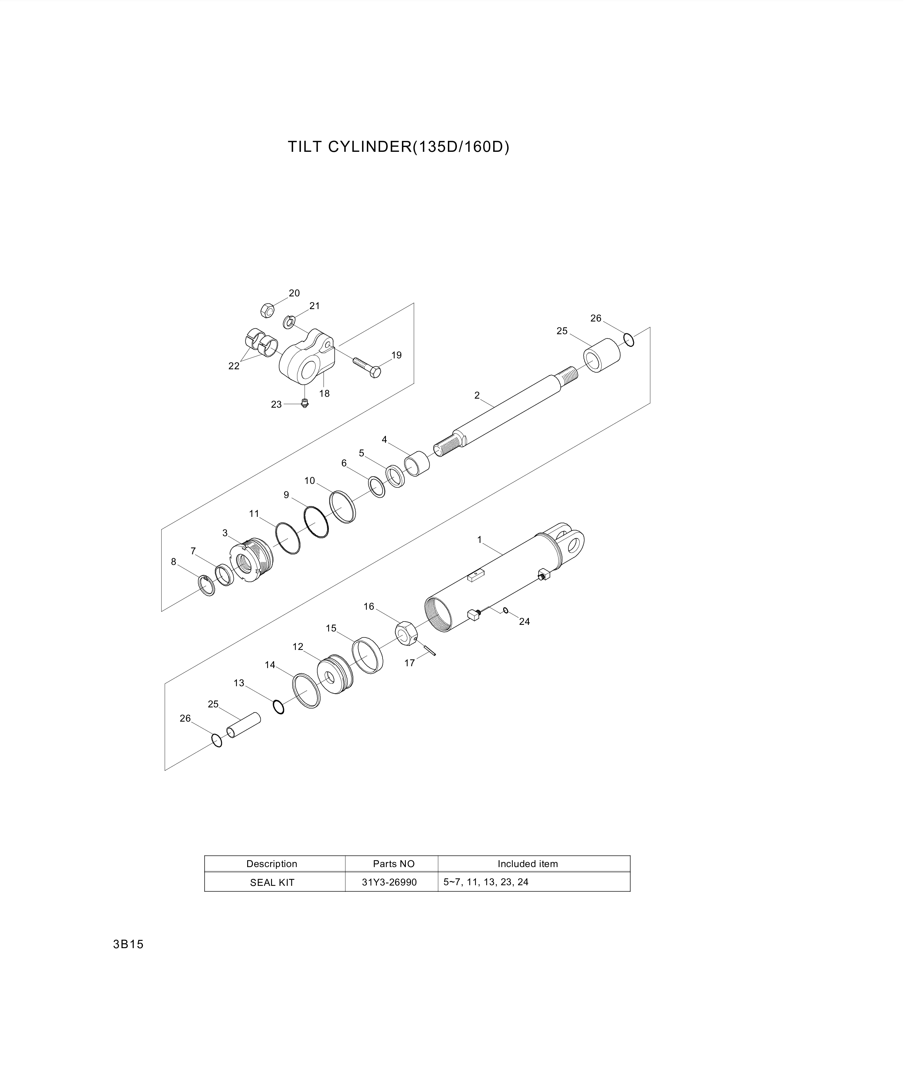 drawing for Hyundai Construction Equipment 001248 - SEAL-DUST