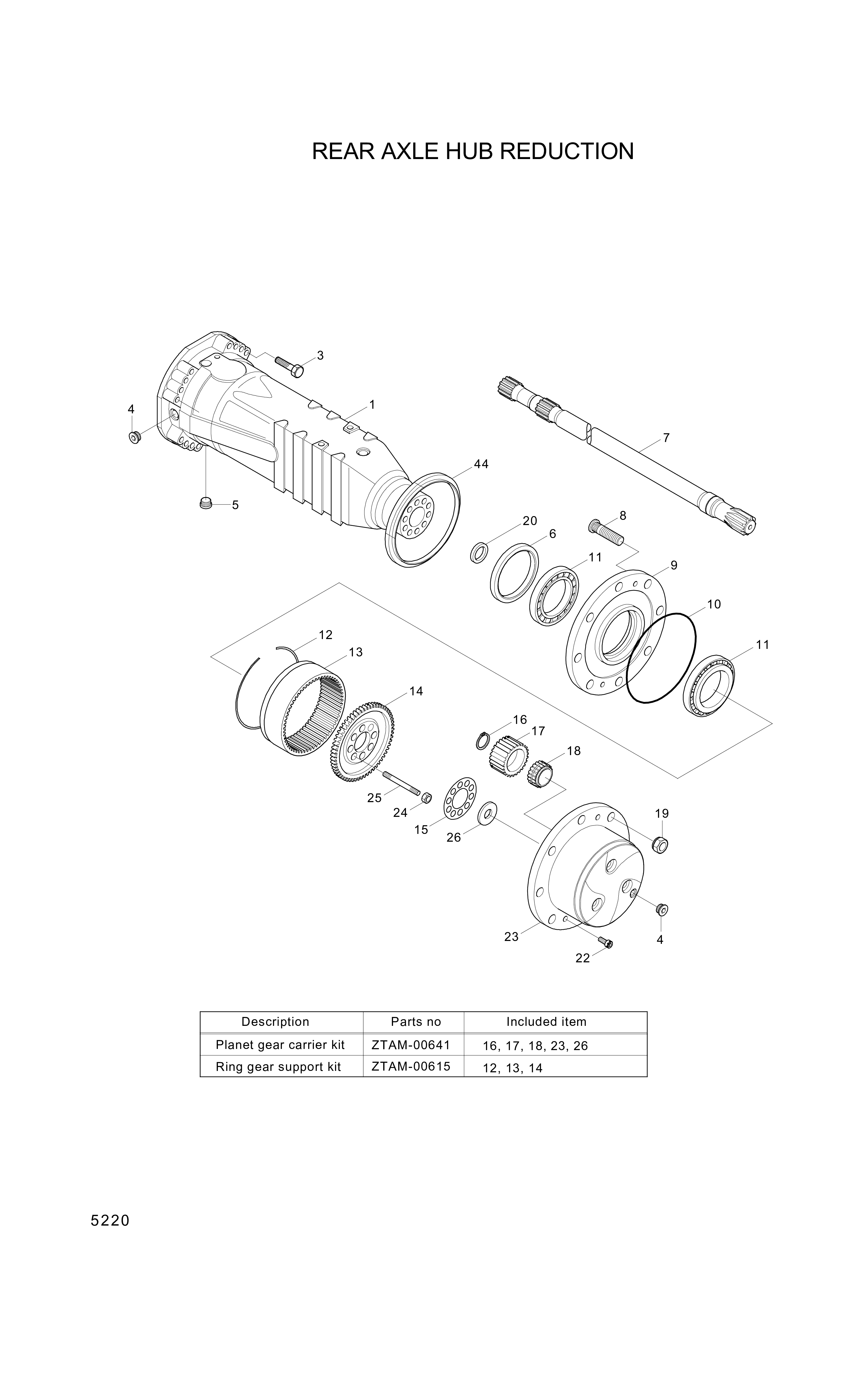 drawing for Hyundai Construction Equipment 001212743 - SEAL-HUB