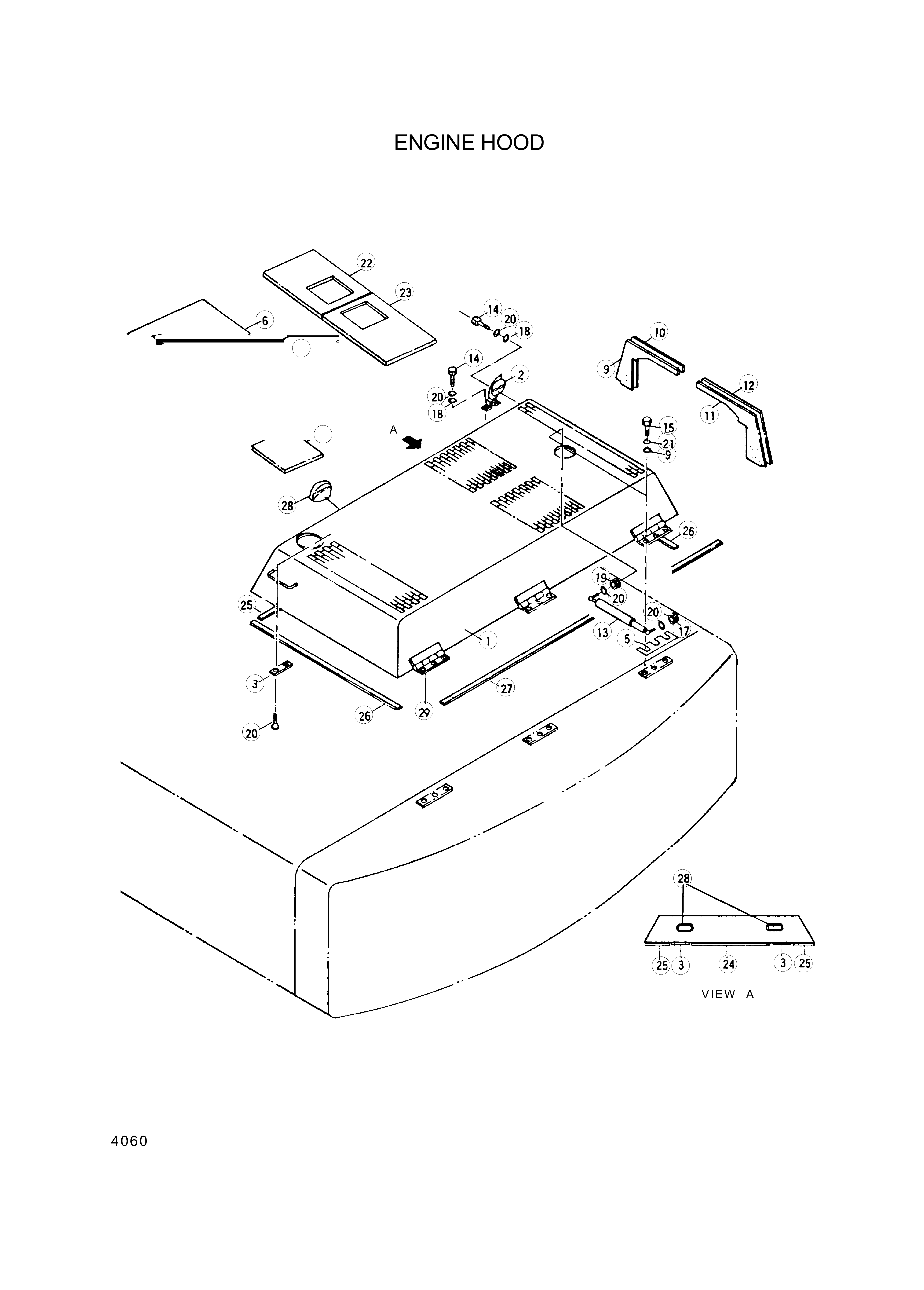 drawing for Hyundai Construction Equipment S141-050152 - BOLT-FLAT