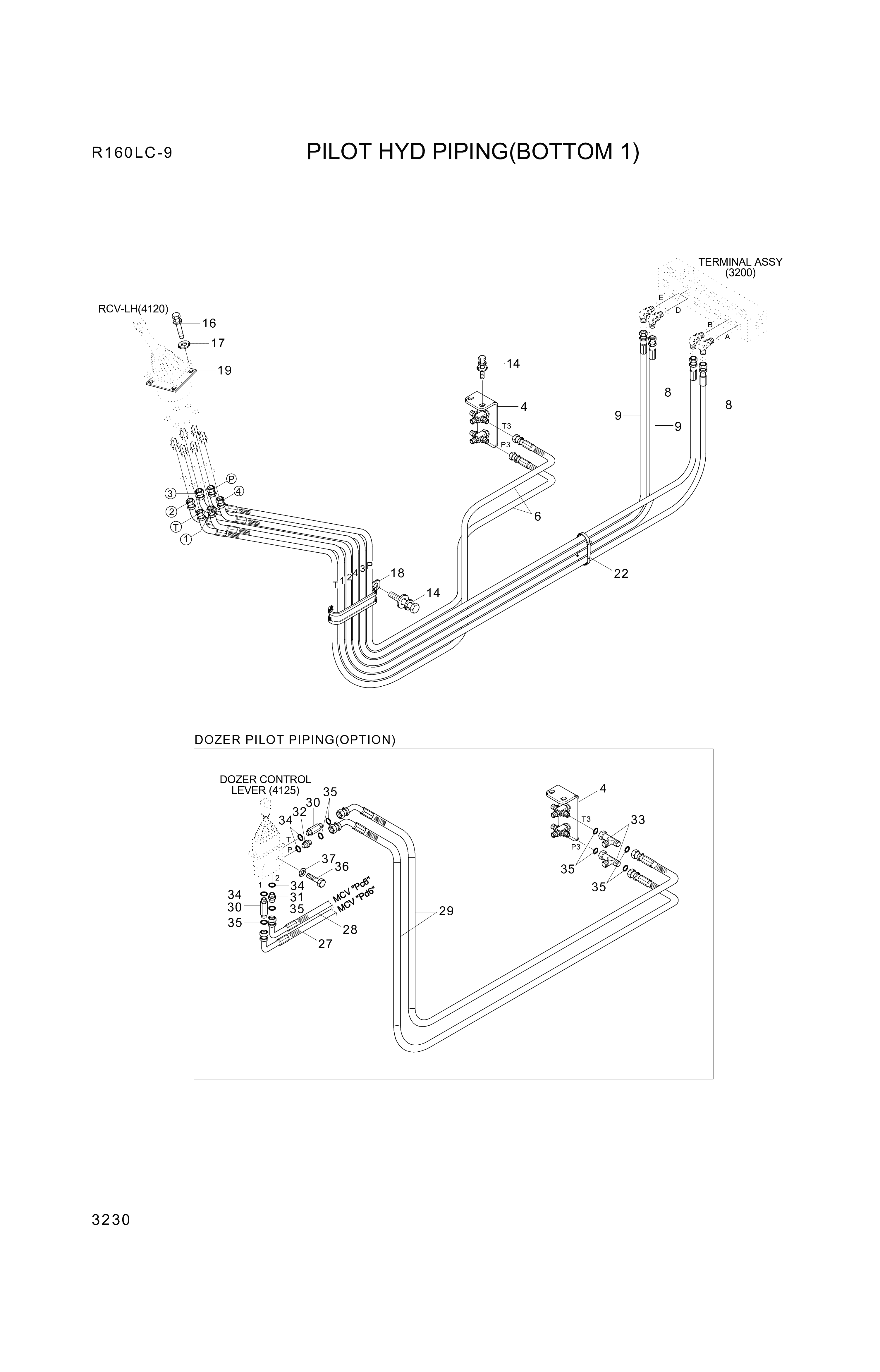 drawing for Hyundai Construction Equipment X420-042058 - HOSE ASSY-SYNF&ORFS