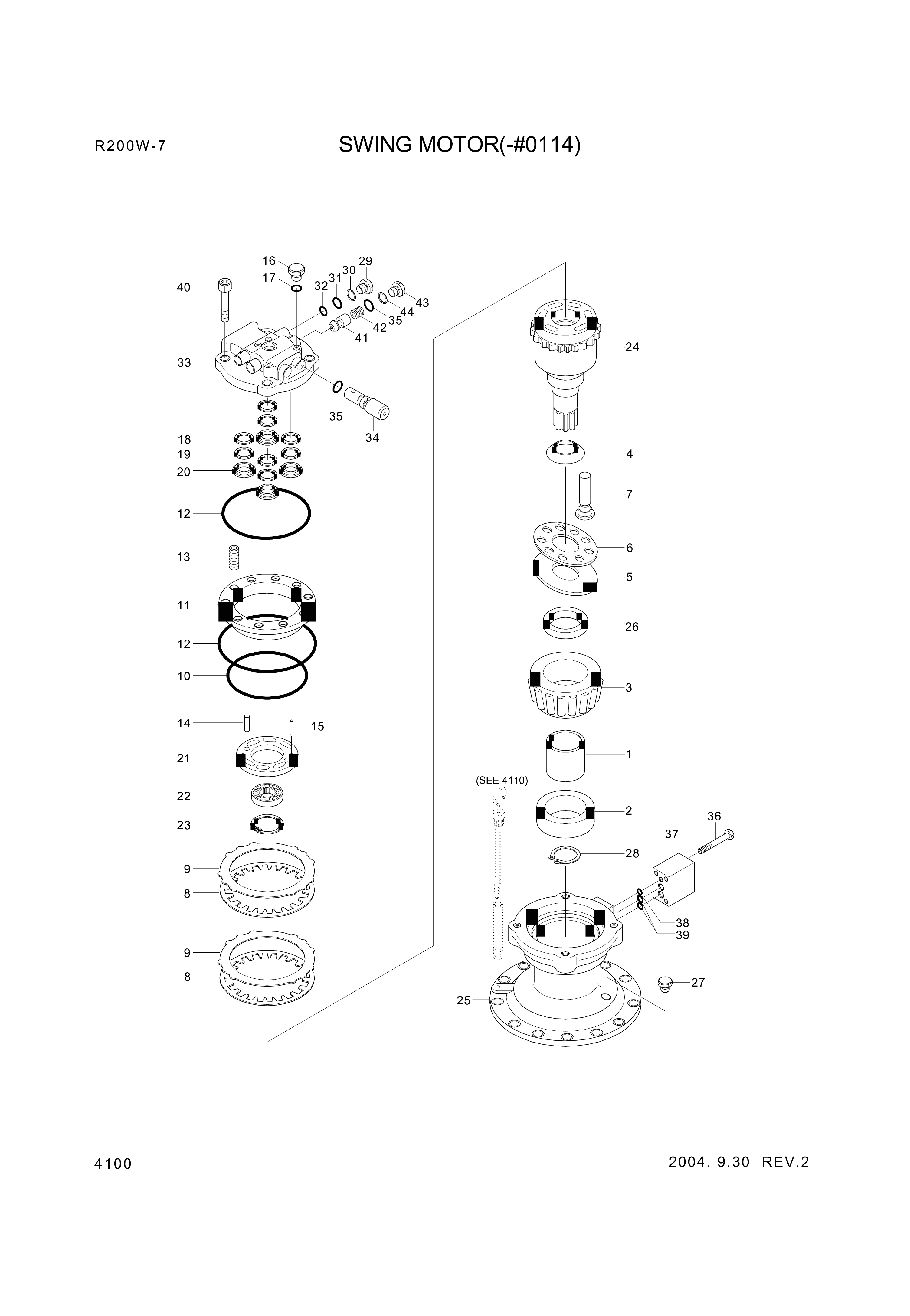 drawing for Hyundai Construction Equipment XJDB-00034 - COVER