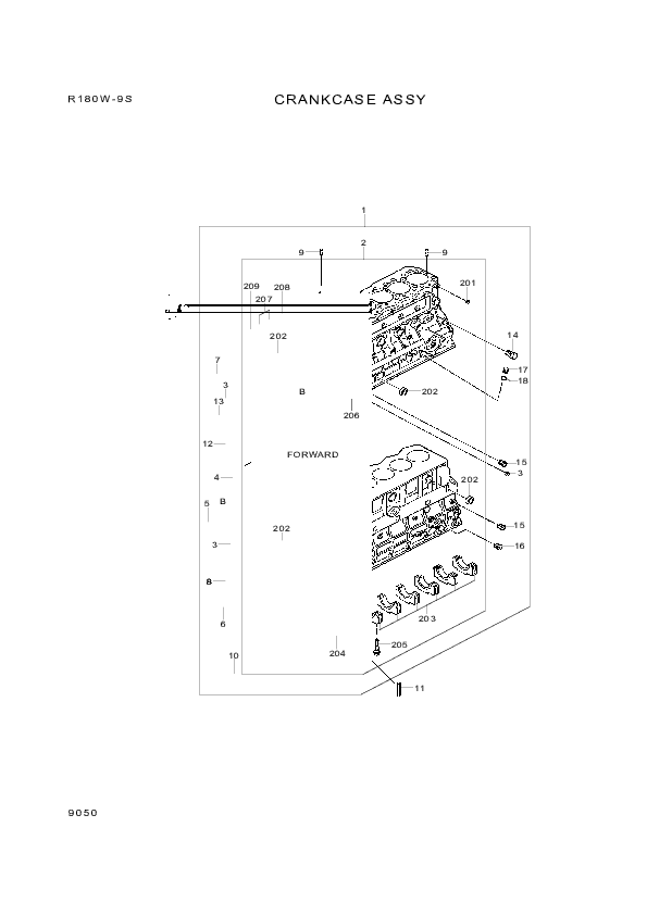 drawing for Hyundai Construction Equipment MS661140 - PLUG-TAPPER