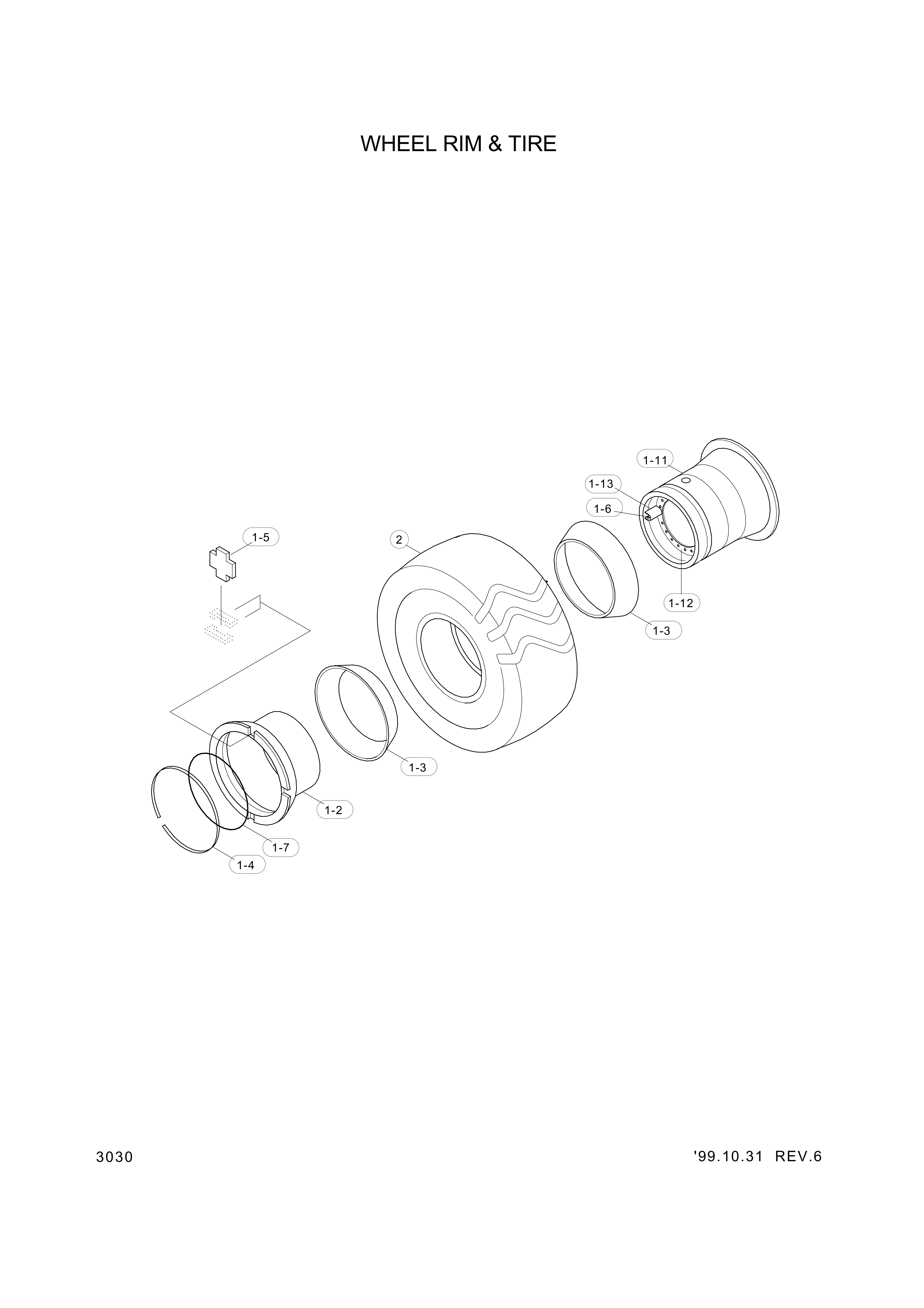 Technical drawing of Hyundai Construction Equipment DC160556 Disc with dimensions and layout